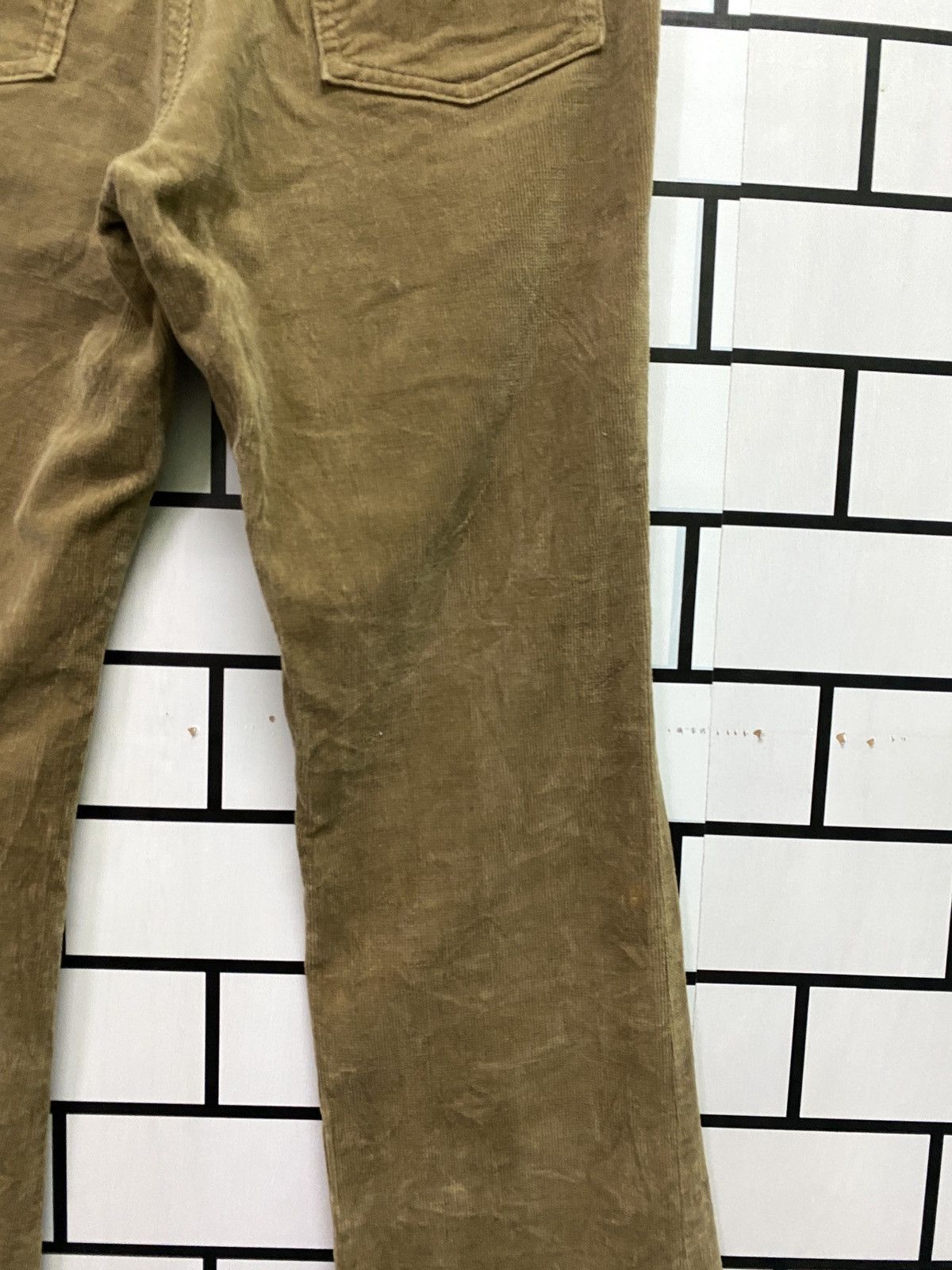 Japanese Brand Japanese Made LADY BLUE LowWaist Corduroy Bootcut Bush Pant Size US 26 / EU 42 - 17 Thumbnail