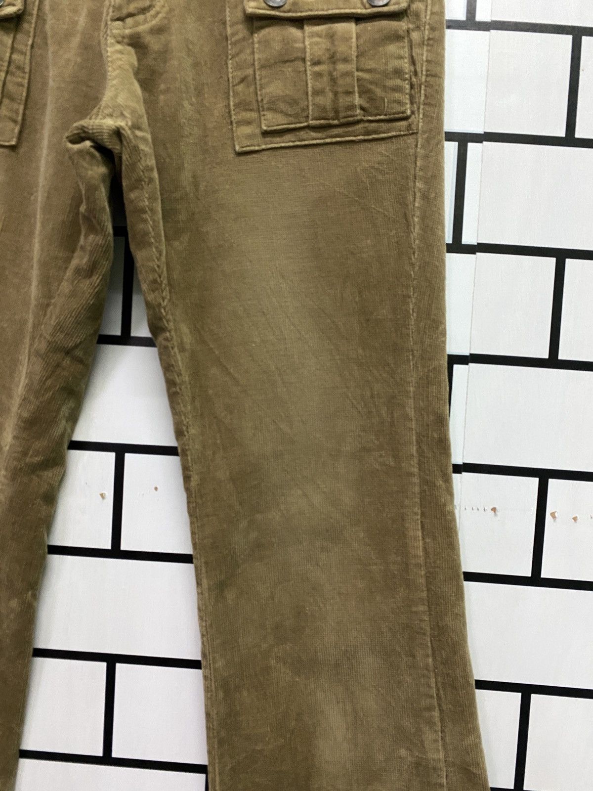 Japanese Brand Japanese Made LADY BLUE LowWaist Corduroy Bootcut Bush Pant Size US 26 / EU 42 - 8 Thumbnail