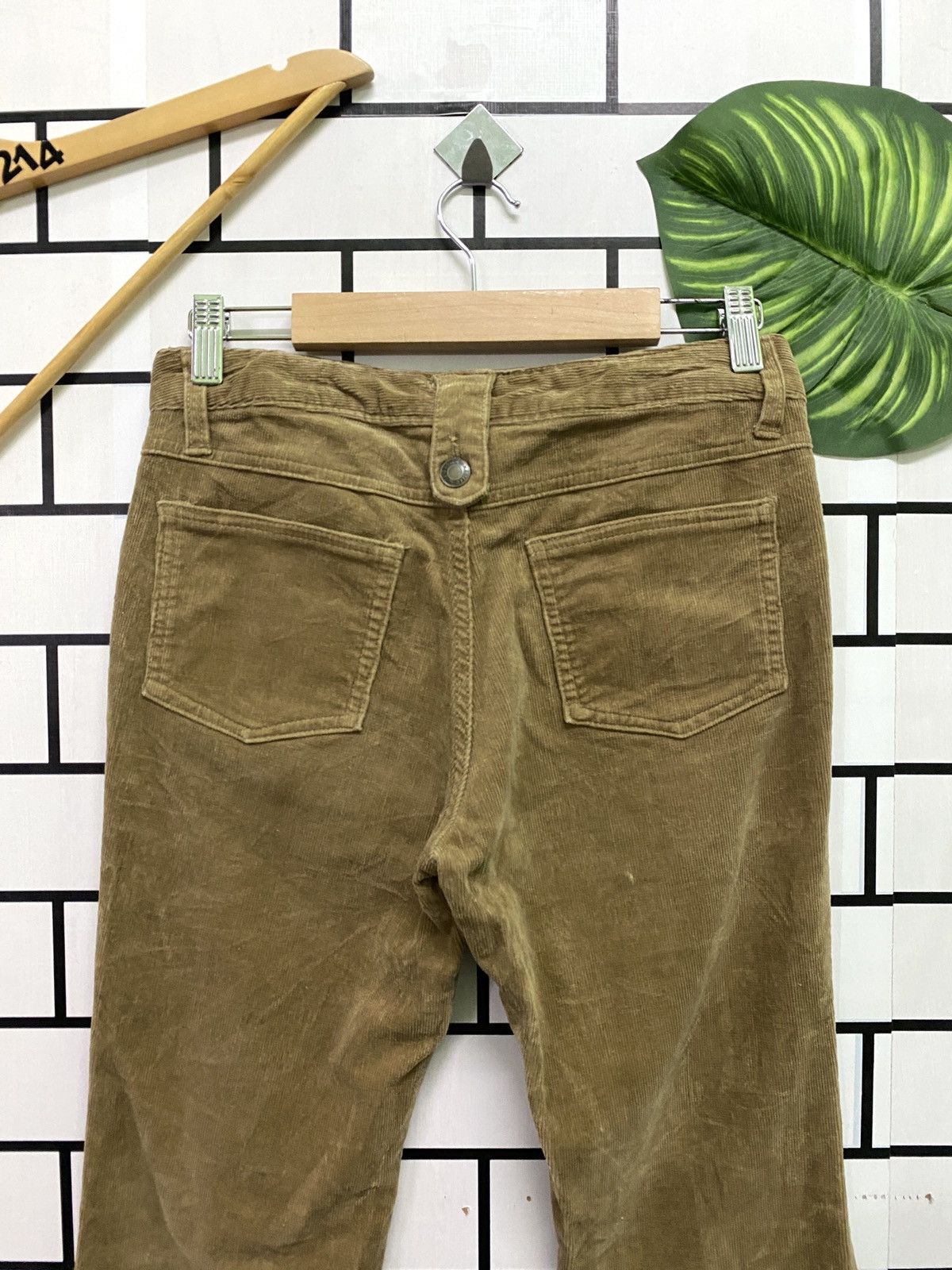 Japanese Brand Japanese Made LADY BLUE LowWaist Corduroy Bootcut Bush Pant Size US 26 / EU 42 - 12 Thumbnail