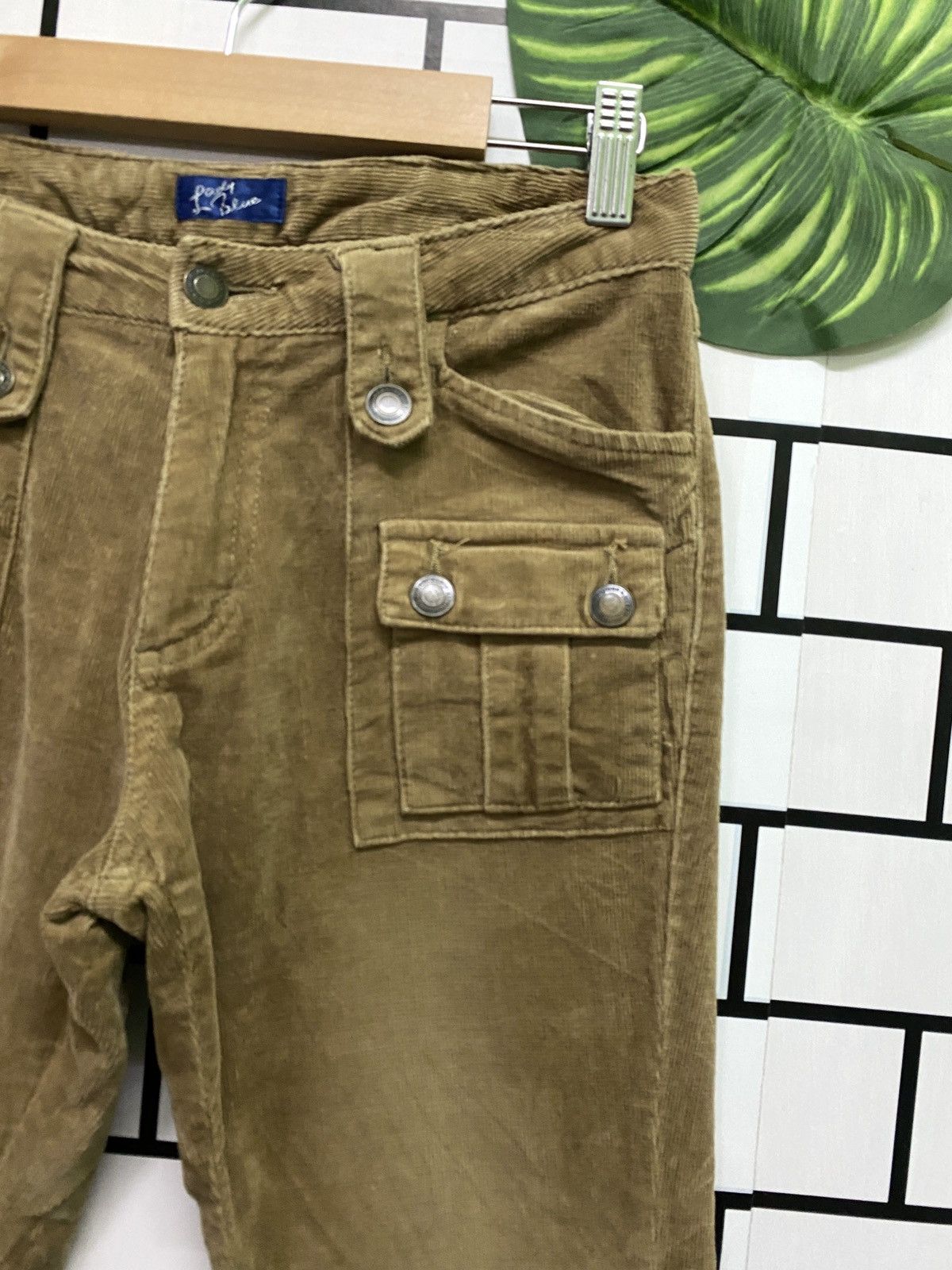 Japanese Brand Japanese Made LADY BLUE LowWaist Corduroy Bootcut Bush Pant Size US 26 / EU 42 - 5 Thumbnail