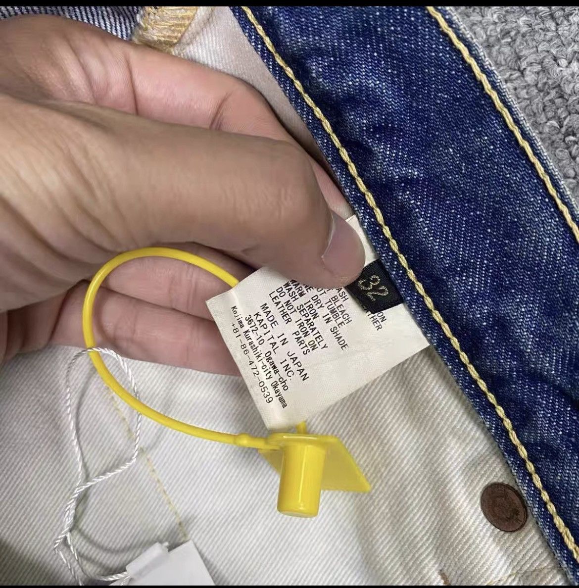 Kapital Kapital Washed Denim Jeans Size US 32 / EU 48 - 6 Thumbnail