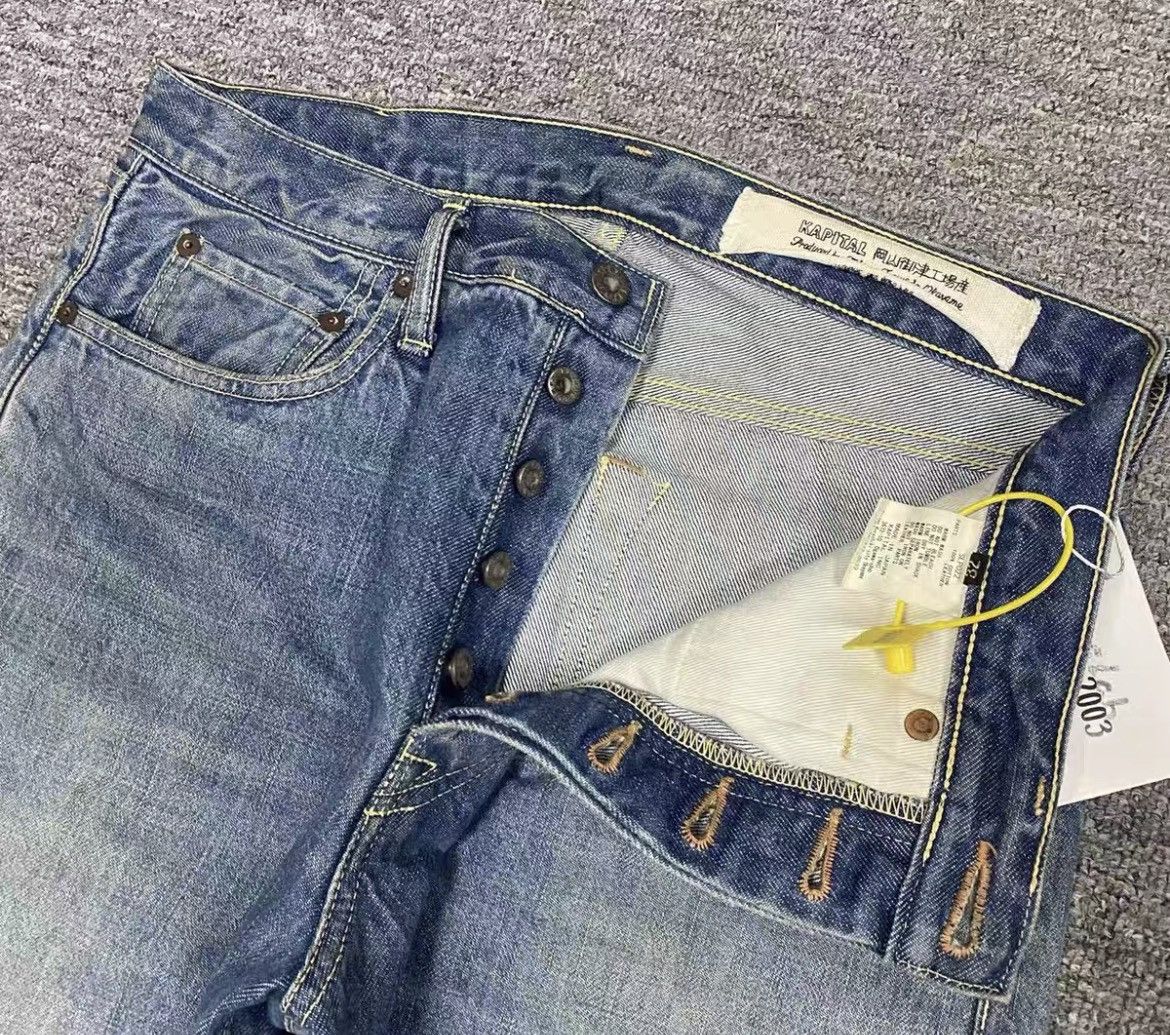 Kapital Kapital Washed Denim Jeans Size US 32 / EU 48 - 4 Thumbnail