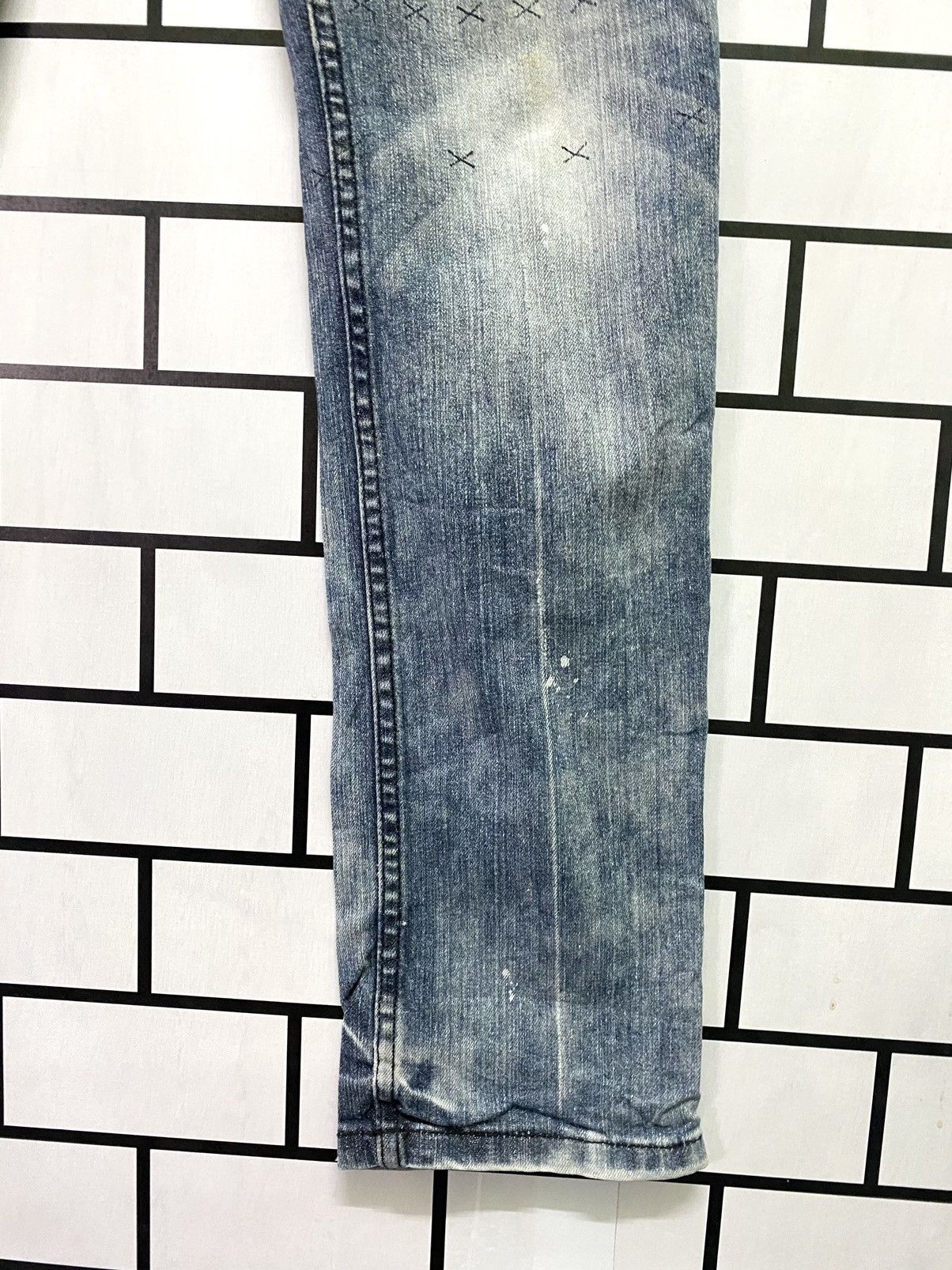 Japanese Brand Motive Design PSGB Tribal Designer Jeans Size US 32 / EU 48 - 7 Thumbnail