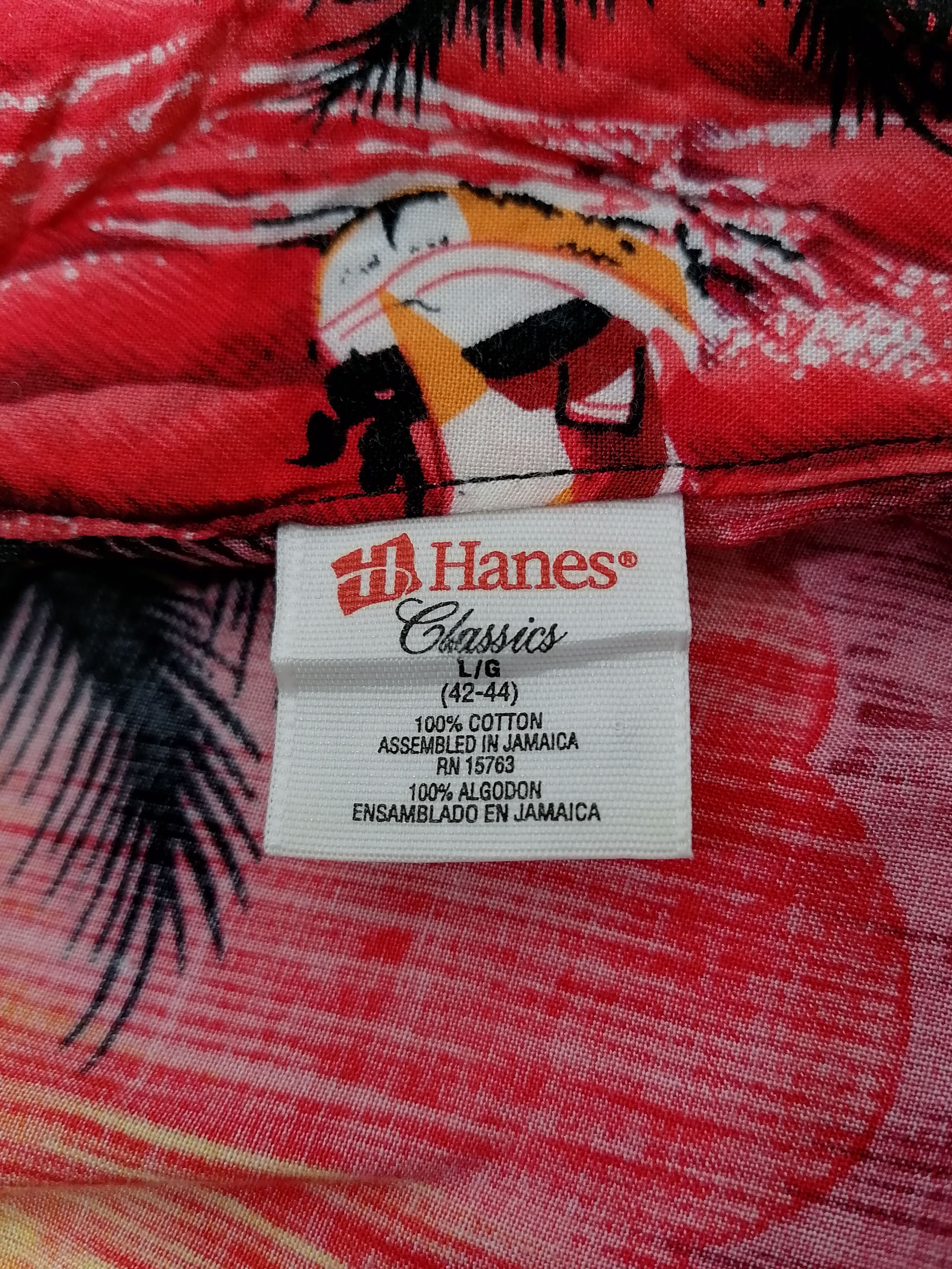 Hanes × Vintage Hanes Hawaiian Shirt Size US L / EU 52-54 / 3 - 4 Thumbnail