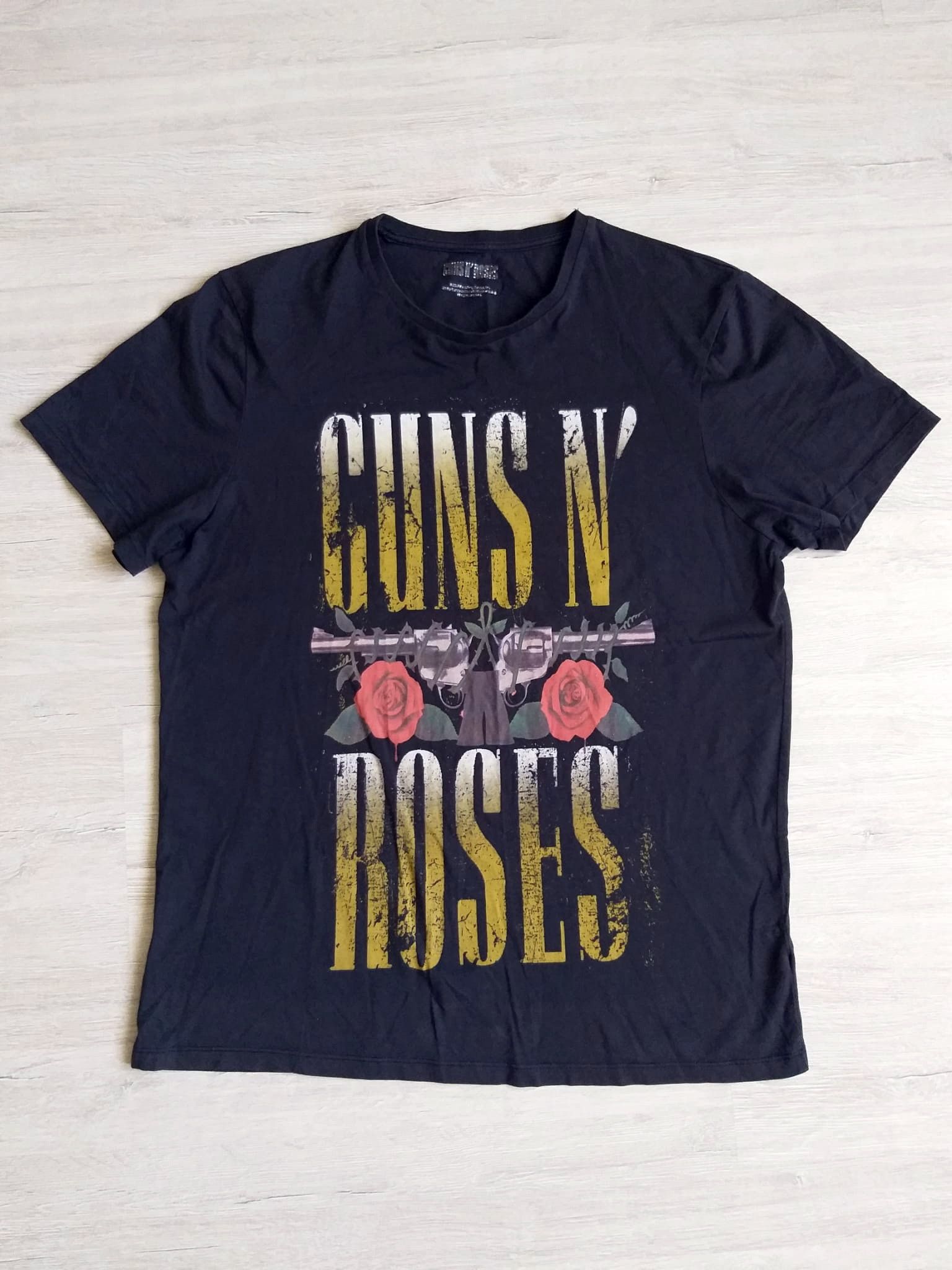 Band Tees Guns N Roses Band Graphic T-Shirt Black Rock Tee Size US L / EU 52-54 / 3 - 1 Thumbnail