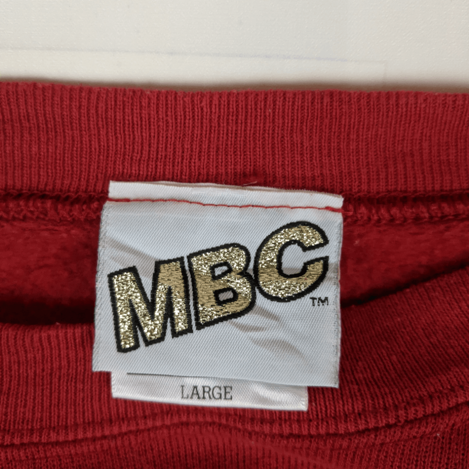 Tultex Vintage 90's MBC x Tultex Santa Claus Christmas Sweatshirt Size US L / EU 52-54 / 3 - 8 Thumbnail