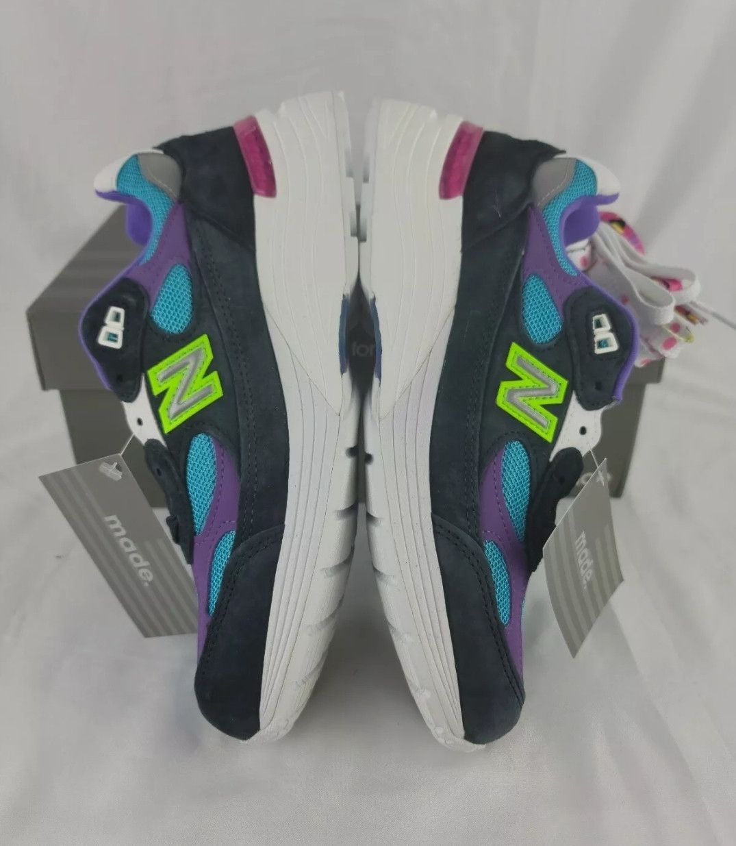 New Balance YCMC x NEW BALANCE SMU 992 NAVY CYAN PURPLE CONFIRMED ORDER Size US 6 / EU 39 - 5 Thumbnail