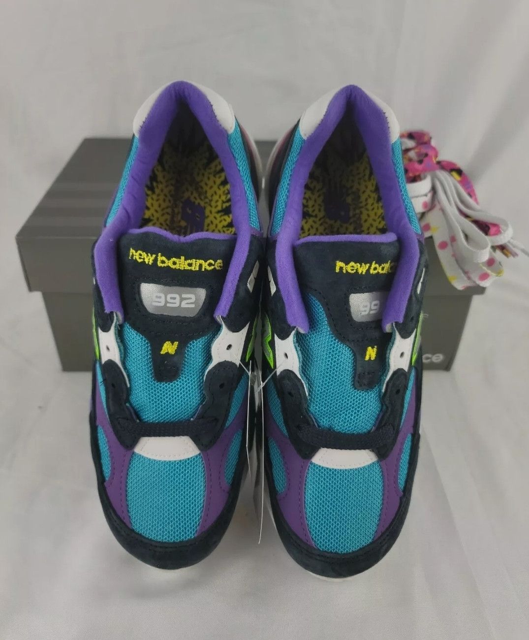 New Balance YCMC x NEW BALANCE SMU 992 NAVY CYAN PURPLE CONFIRMED ORDER Size US 6 / EU 39 - 4 Thumbnail