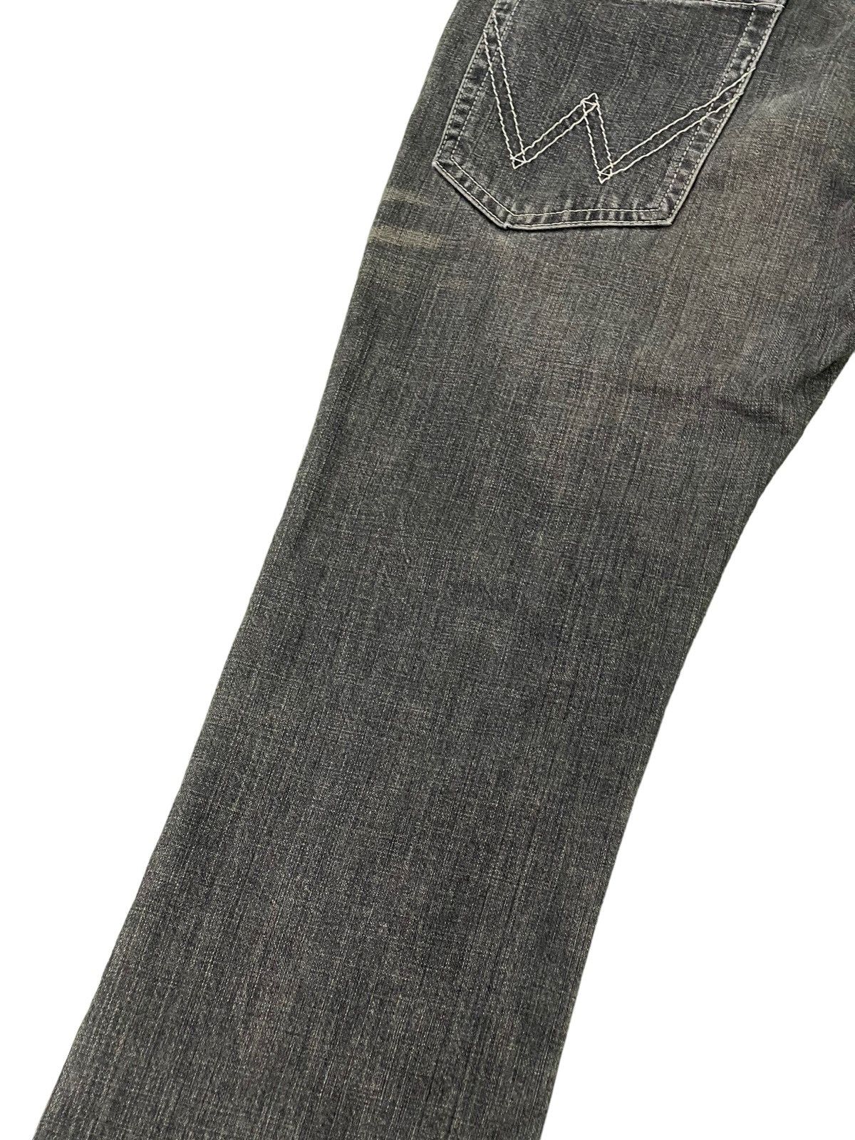 Japanese Brand Flare Jeans Wrangler Boot Cut Denim Clawmark 4🟦5 Size US 30 / EU 46 - 17 Thumbnail