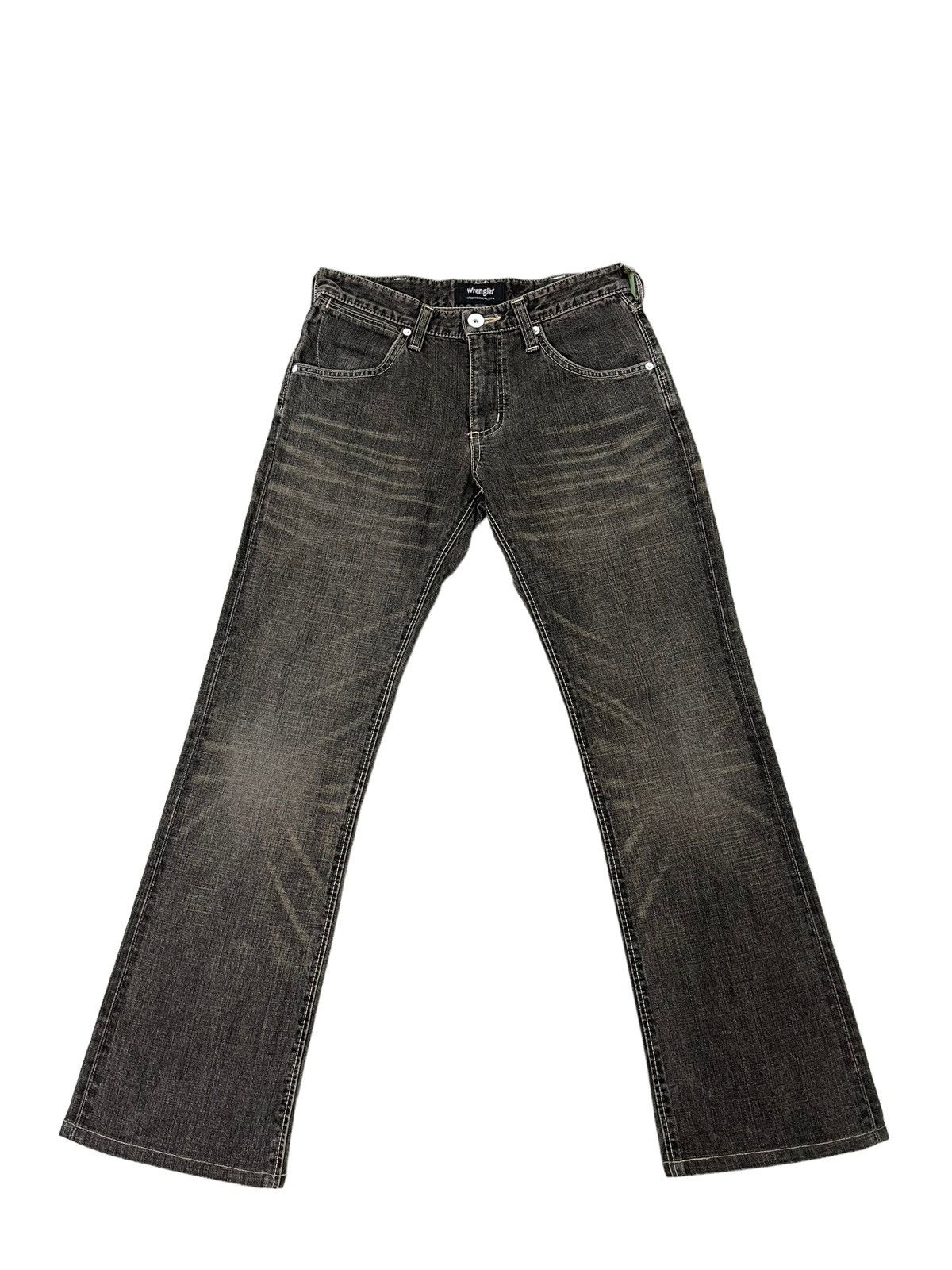 Japanese Brand Flare Jeans Wrangler Boot Cut Denim Clawmark 4🟦5 Size US 30 / EU 46 - 2 Thumbnail