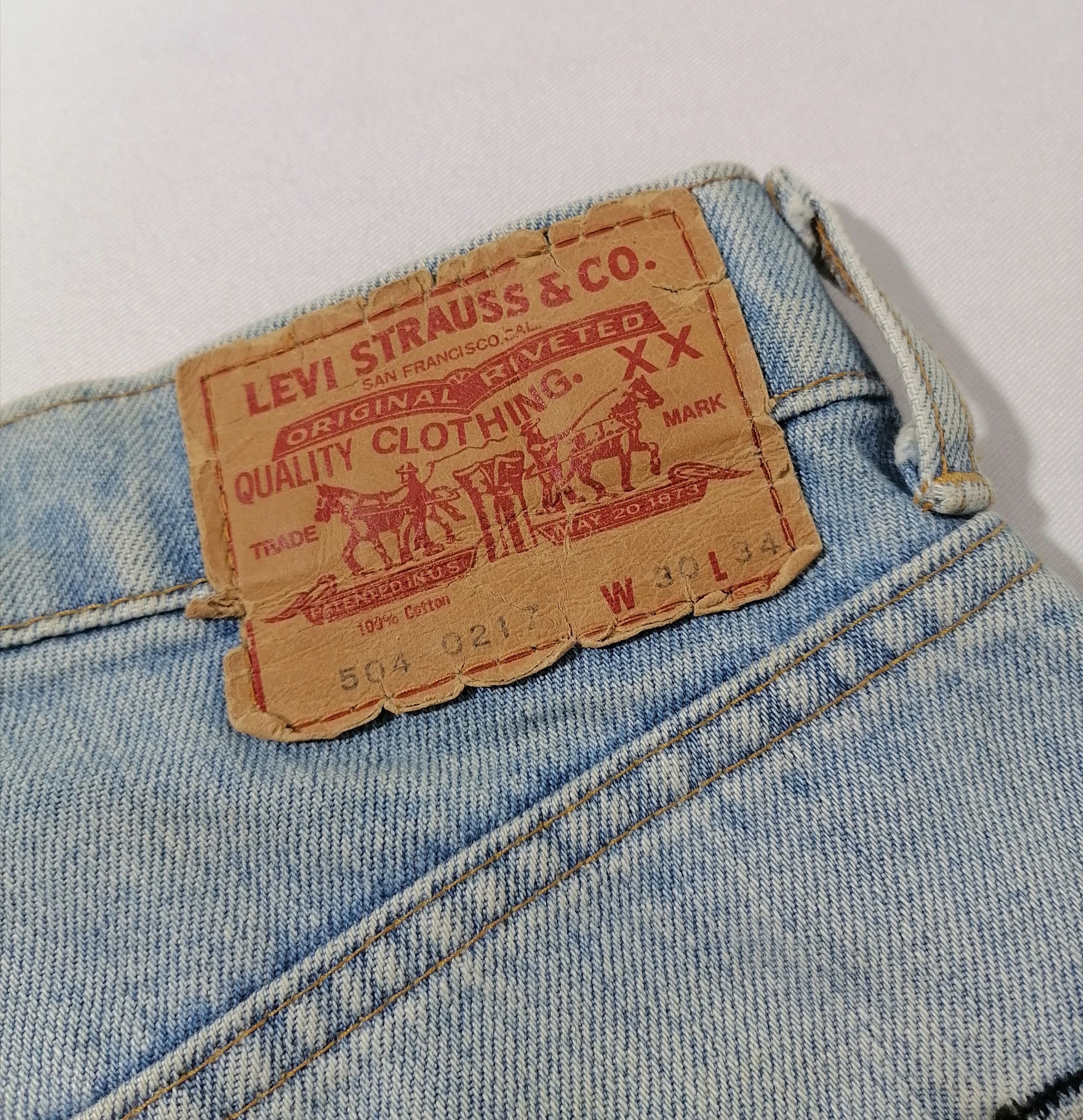 Japanese Brand × Levi's × Levi's Vintage Clothing 504-0233 Levi's Strauss Denim Jeans Size US 30 / EU 46 - 3 Thumbnail