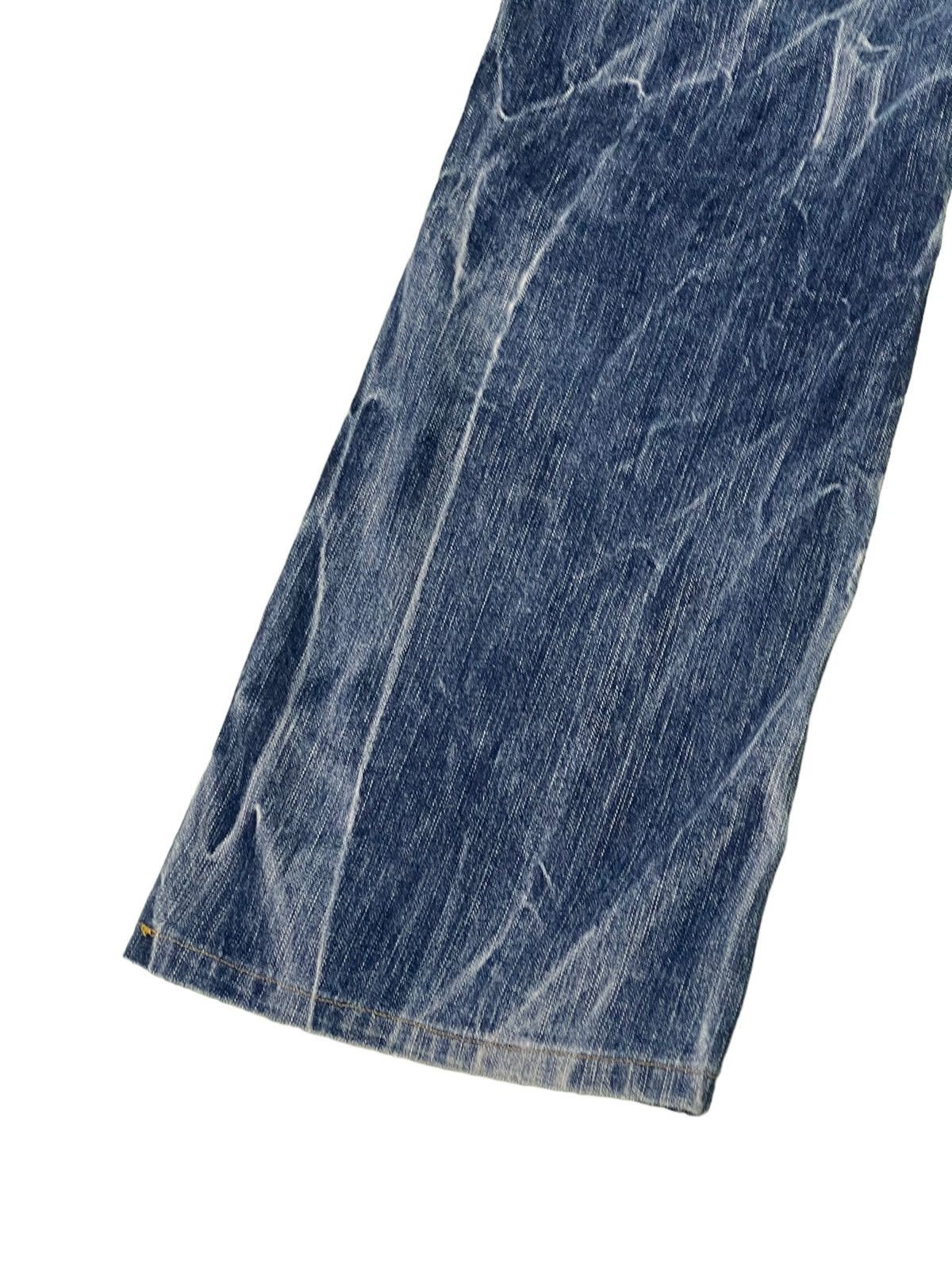 Japanese Brand Flare Jeans Blue Way Japan Acid Wash Low Rise Boot Cut 4🟦5 Size US 34 / EU 50 - 16 Thumbnail