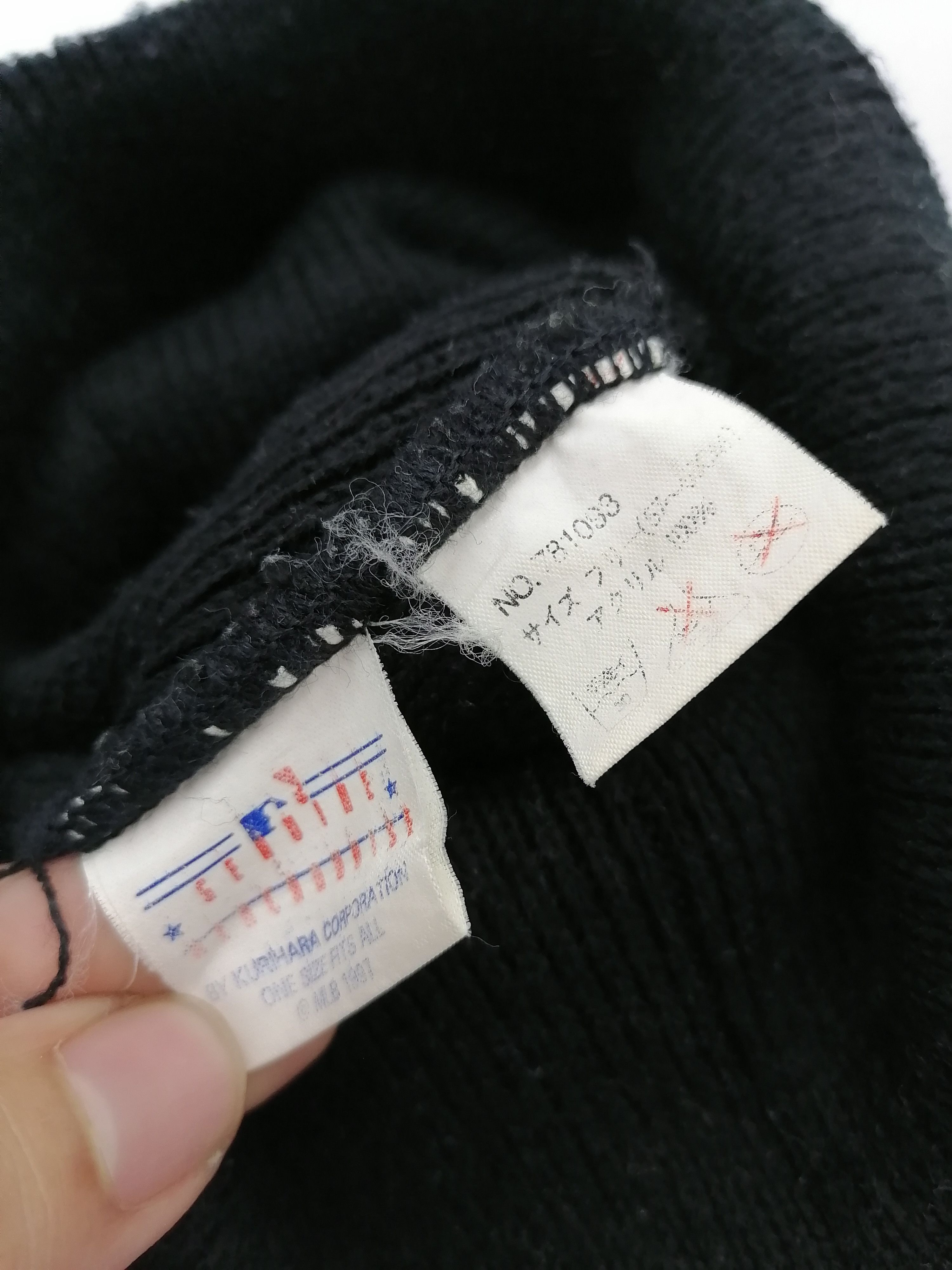 Japanese Brand Kurihara Embroidered Beanie Hat Size ONE SIZE - 7 Thumbnail