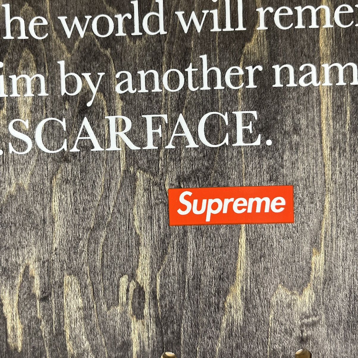 Supreme Supreme Scarface Split Logo Skateboard Deck 2017 Size ONE SIZE - 5 Thumbnail