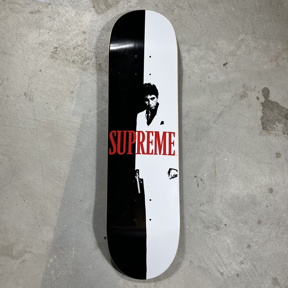 Supreme Scarface Split Skateboard | Grailed