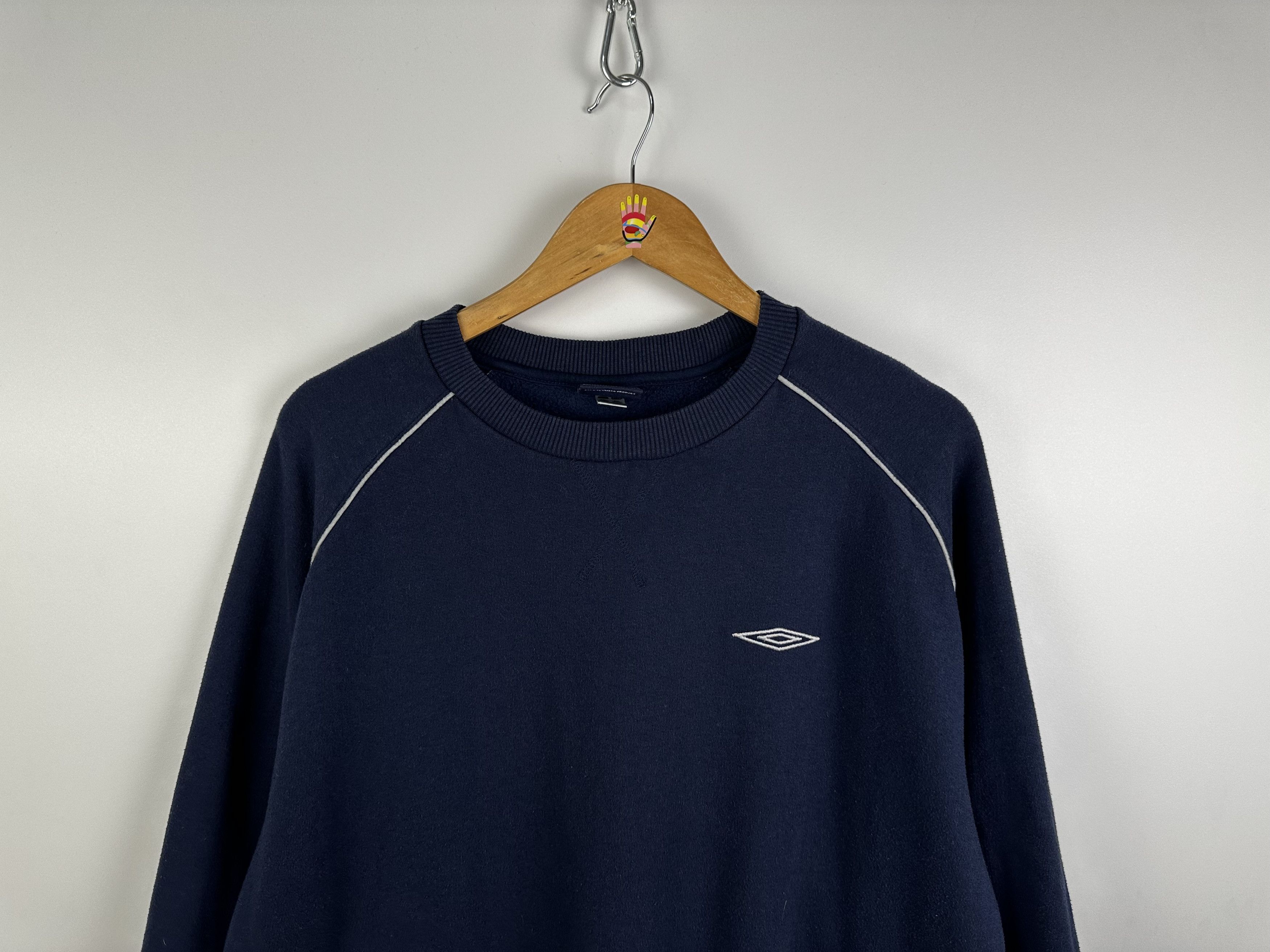 Vintage Umbro Sweatshirt Navy Blue Pullover Men's Size XXL