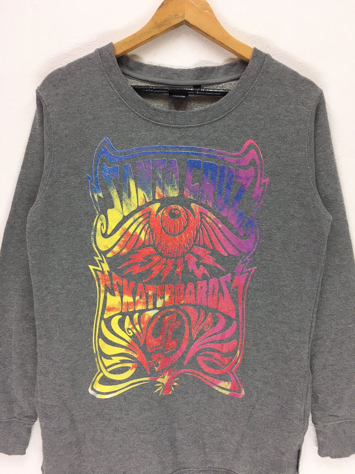 Santa Cruz Skateboards × Vintage Vintage Santa Cruz Skateboard Sweatshirt Size US S / EU 44-46 / 1 - 2 Thumbnail