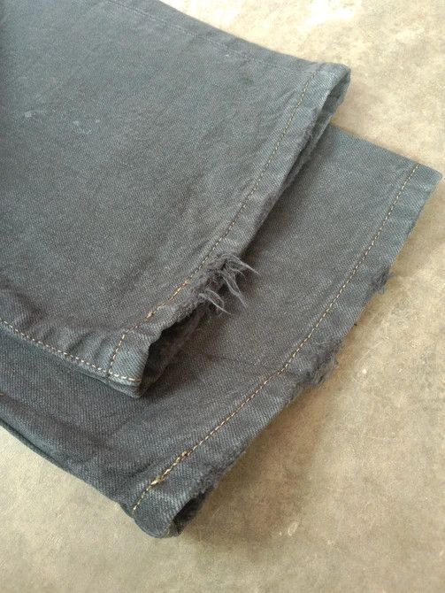 Levi's Vintage Levi's 501 Black Distressed Painter Jeans 33x32 Size US 33 - 8 Thumbnail