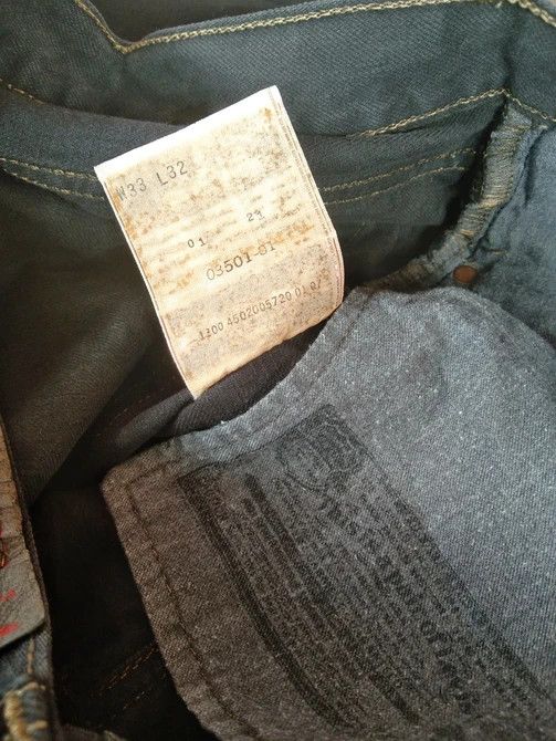 Levi's Vintage Levi's 501 Black Distressed Painter Jeans 33x32 Size US 33 - 11 Thumbnail