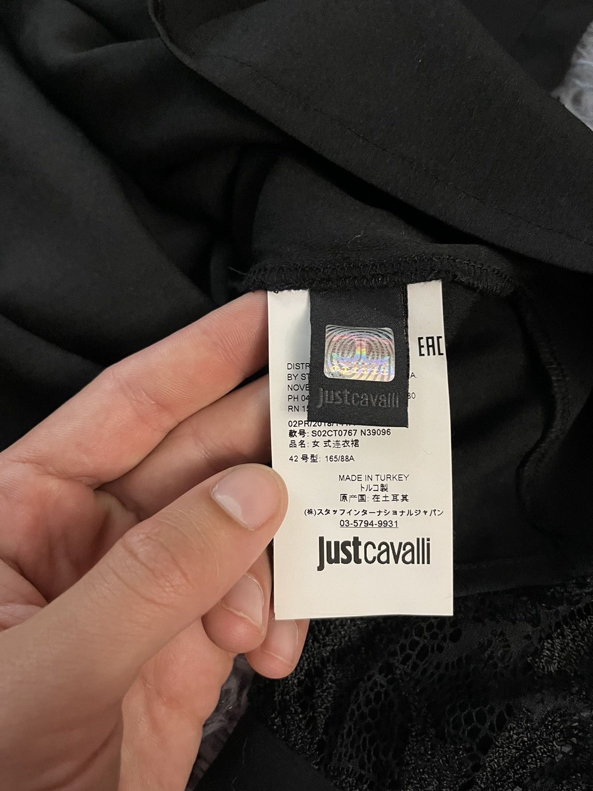 Just Cavalli × Roberto Cavalli × Vintage Just Cavalli 00s vintage mesh avant garde dress Size M / US 6-8 / IT 42-44 - 9 Thumbnail