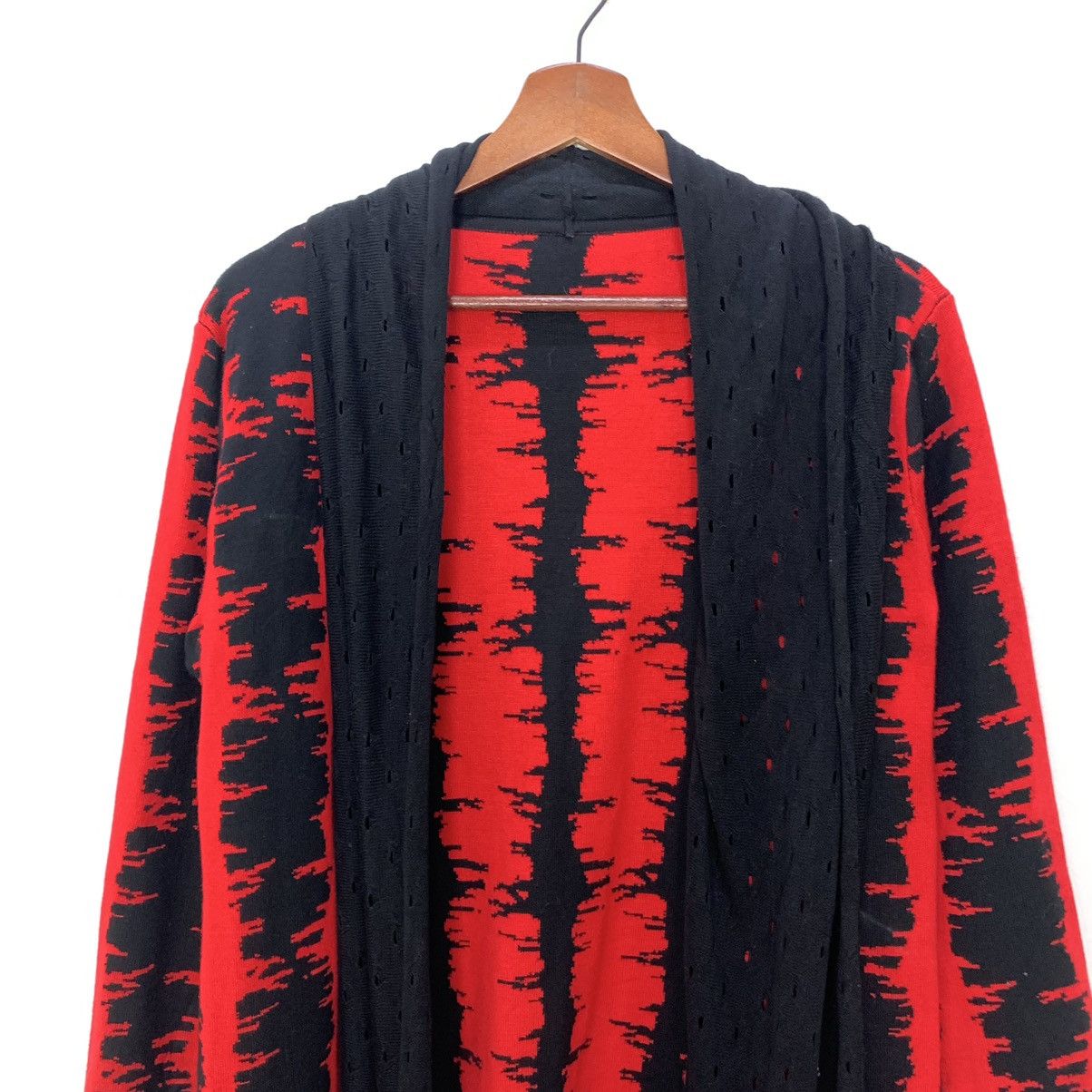 Other 205 Rayon Abstract Splatter Art Printed Knit Dress Cardigan Size US M / EU 48-50 / 2 - 3 Thumbnail
