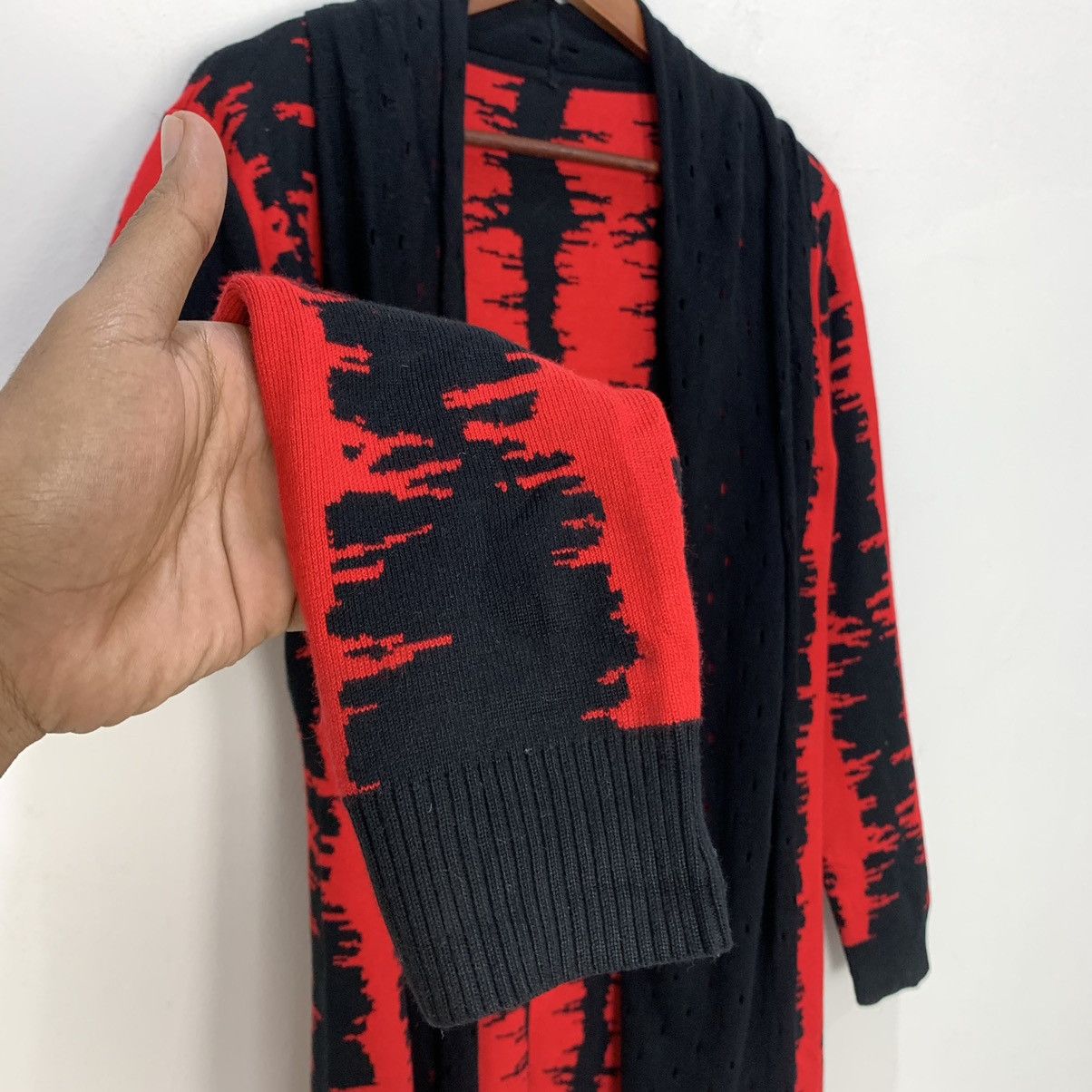 Other 205 Rayon Abstract Splatter Art Printed Knit Dress Cardigan Size US M / EU 48-50 / 2 - 7 Thumbnail