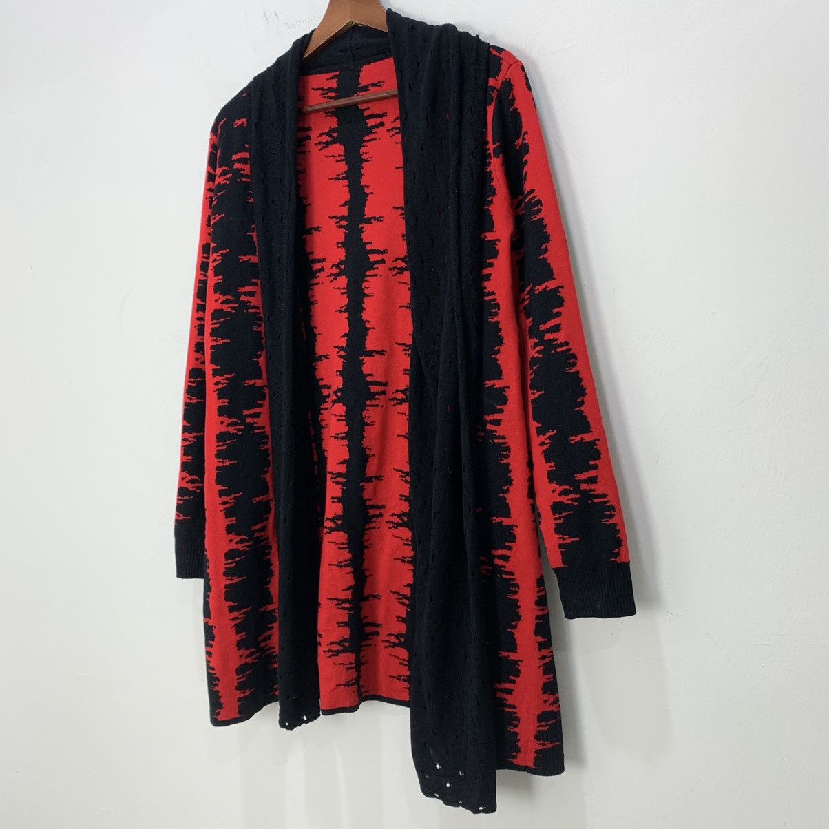 Other 205 Rayon Abstract Splatter Art Printed Knit Dress Cardigan Size US M / EU 48-50 / 2 - 6 Thumbnail
