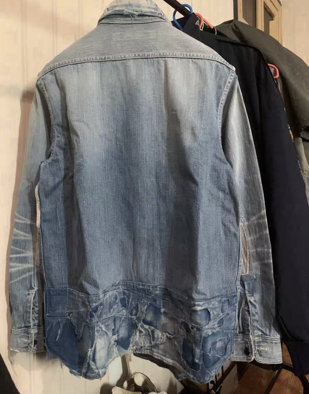 Kapital Kapital Boro Denim JKT DMGD Size US L / EU 52-54 / 3 - 2 Thumbnail