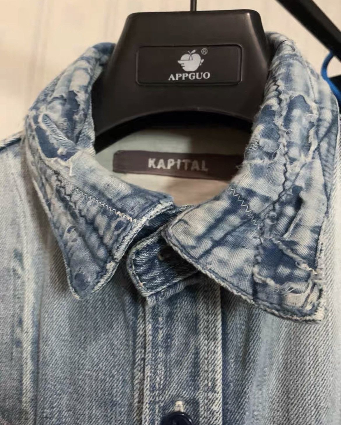 Kapital Kapital Boro Denim JKT DMGD Size US L / EU 52-54 / 3 - 3 Thumbnail