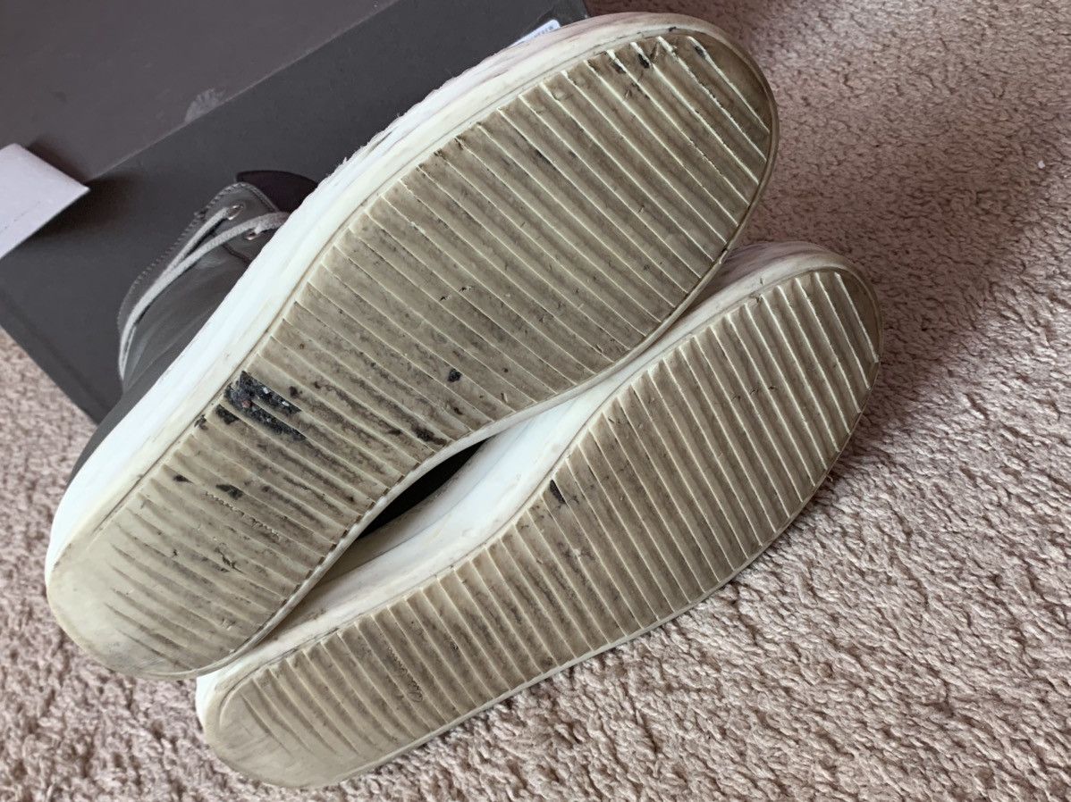 Rick Owens Leather Ramones Dust Milk mainline dunk Sz 43 10 Size US 10 / EU 43 - 9 Thumbnail