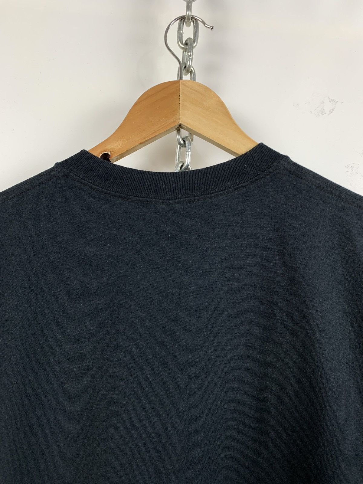 Stussy 00s Vintage Stussy Black Big Logo T-Shirt Size US M / EU 48-50 / 2 - 10 Thumbnail
