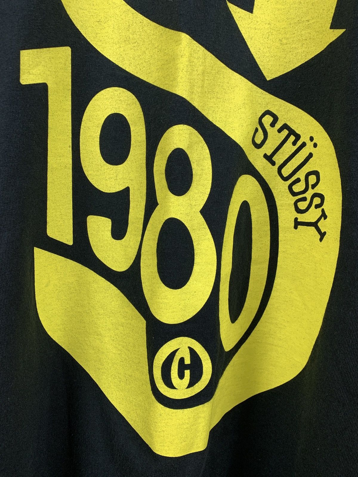Stussy 00s Vintage Stussy Black Big Logo T-Shirt Size US M / EU 48-50 / 2 - 6 Thumbnail