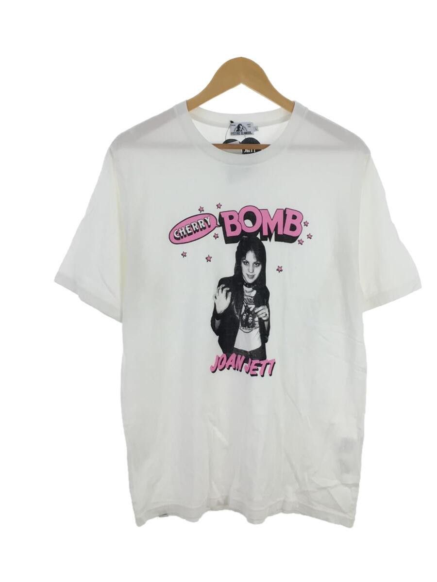 image of Hysteric Glamour Joan Jeti "cherry Bomb" Tee in White, Men's (Size Large)