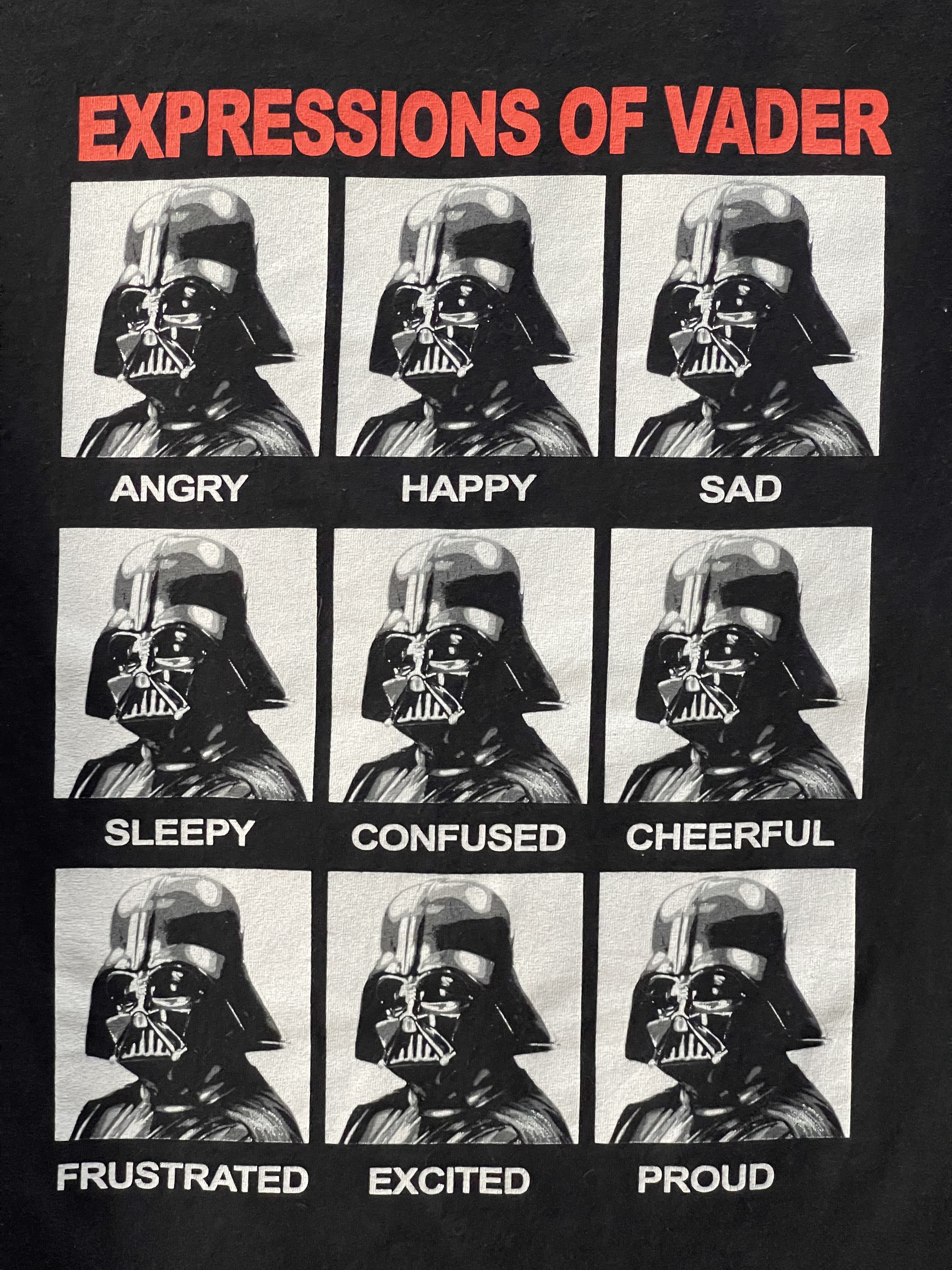 Star Wars × Vintage Rare items🔥 Star Wars Expressions of Vader T-Shirt Size US L / EU 52-54 / 3 - 2 Thumbnail