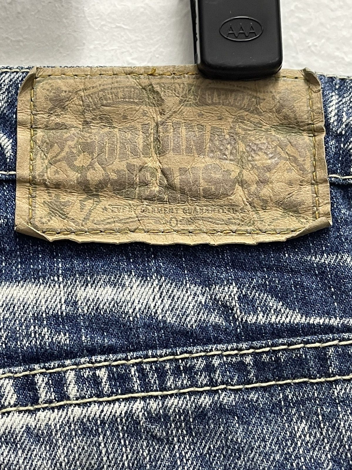 Japanese Brand × Vintage Vintage Speed Trash Distress Denim Jeans Size US 31 - 17 Thumbnail