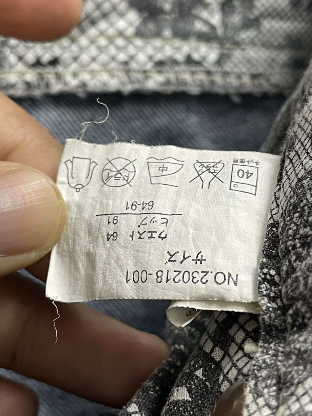 Japanese Brand × Vintage Vintage Speed Trash Distress Denim Jeans Size US 31 - 14 Thumbnail