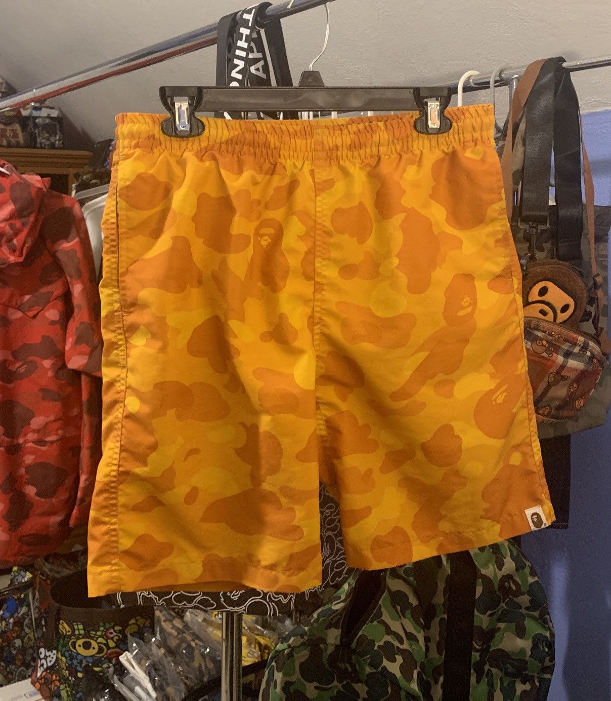 image of Bape Camo Shorts, Men's (Size 33)