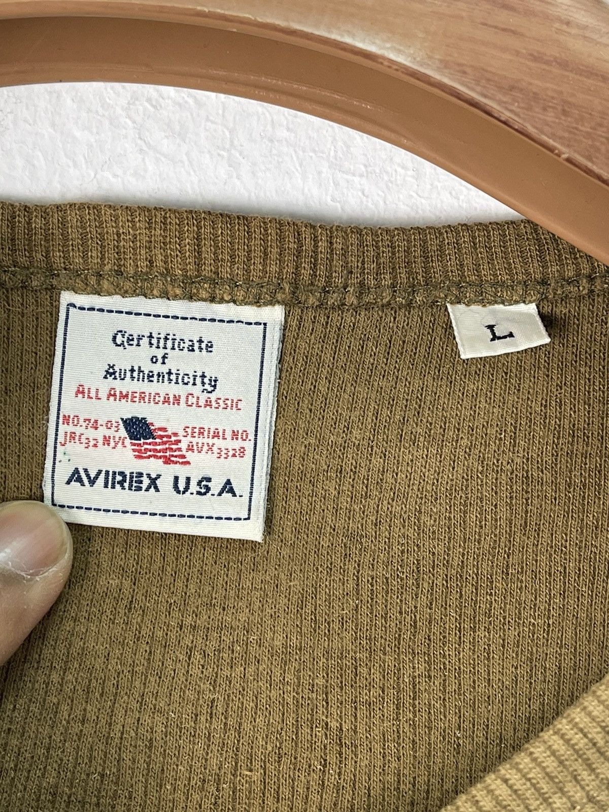 Avirex × Vintage RARE ITEM🔥AVIREX USA SLIM FITS T-SHIRT Size US L / EU 52-54 / 3 - 4 Thumbnail