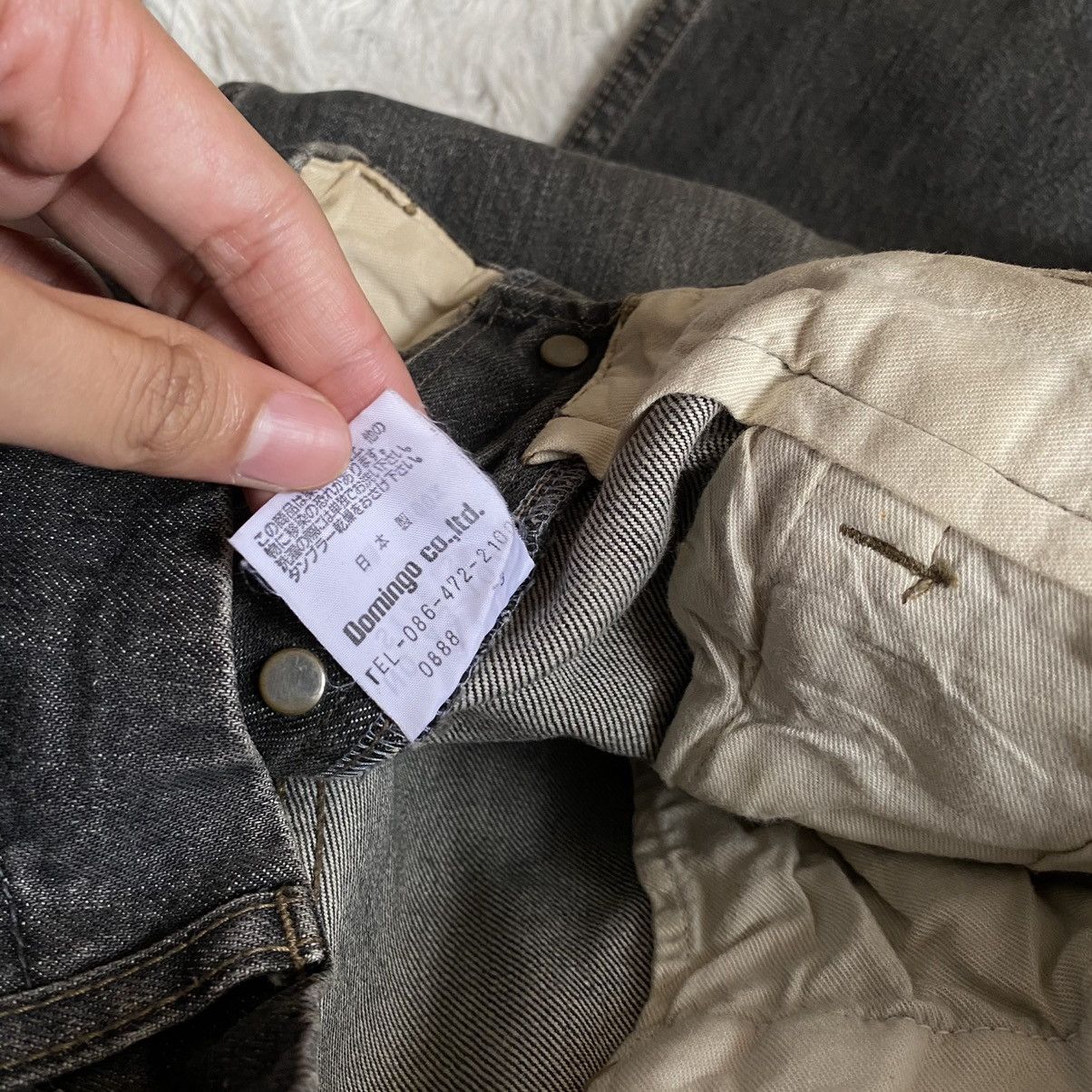 Japanese Brand × Spellbound Spellbound Black Cargo Jeans Size US 30 / EU 46 - 12 Thumbnail