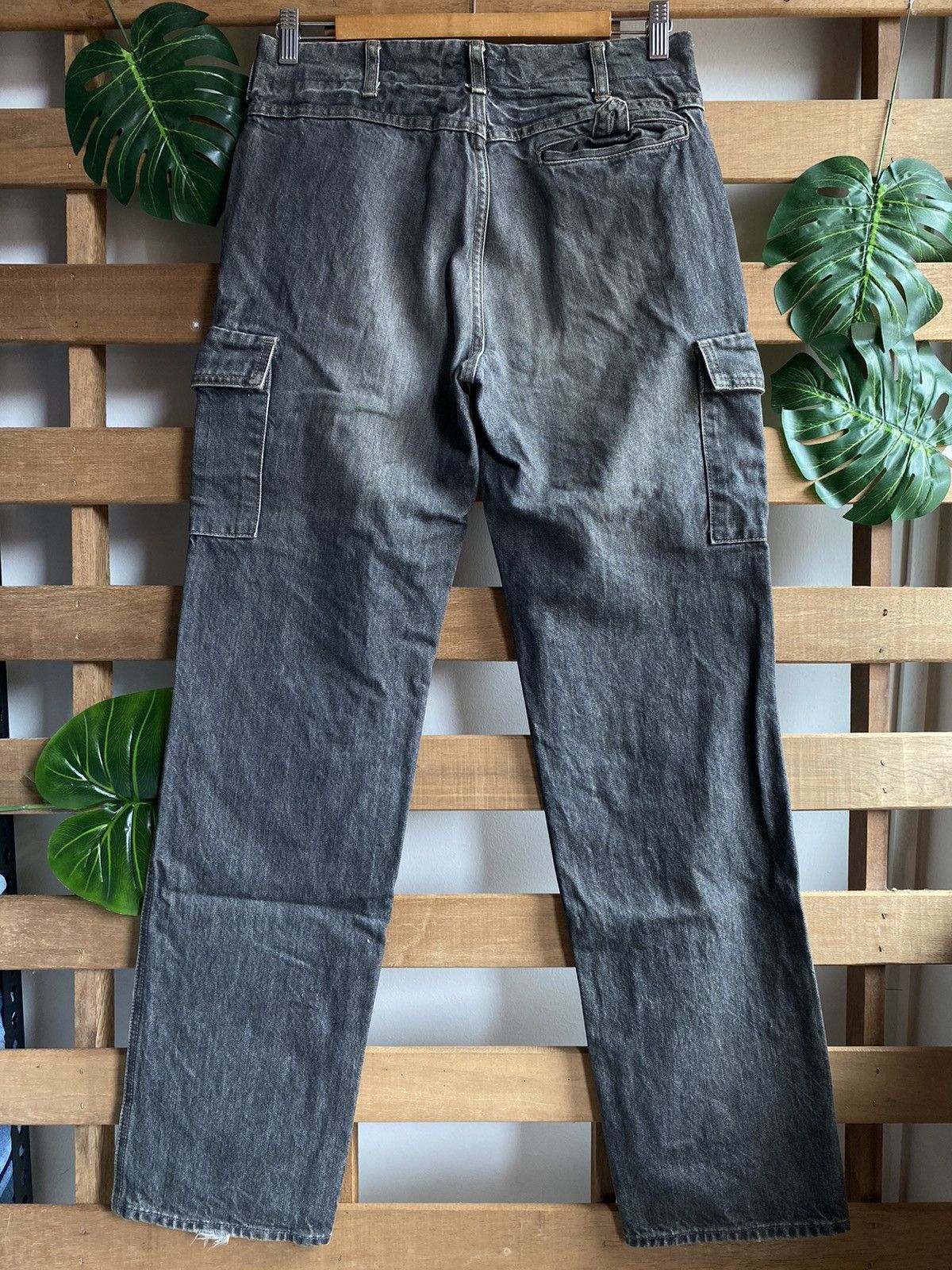 Japanese Brand × Spellbound Spellbound Black Cargo Jeans Size US 30 / EU 46 - 10 Thumbnail