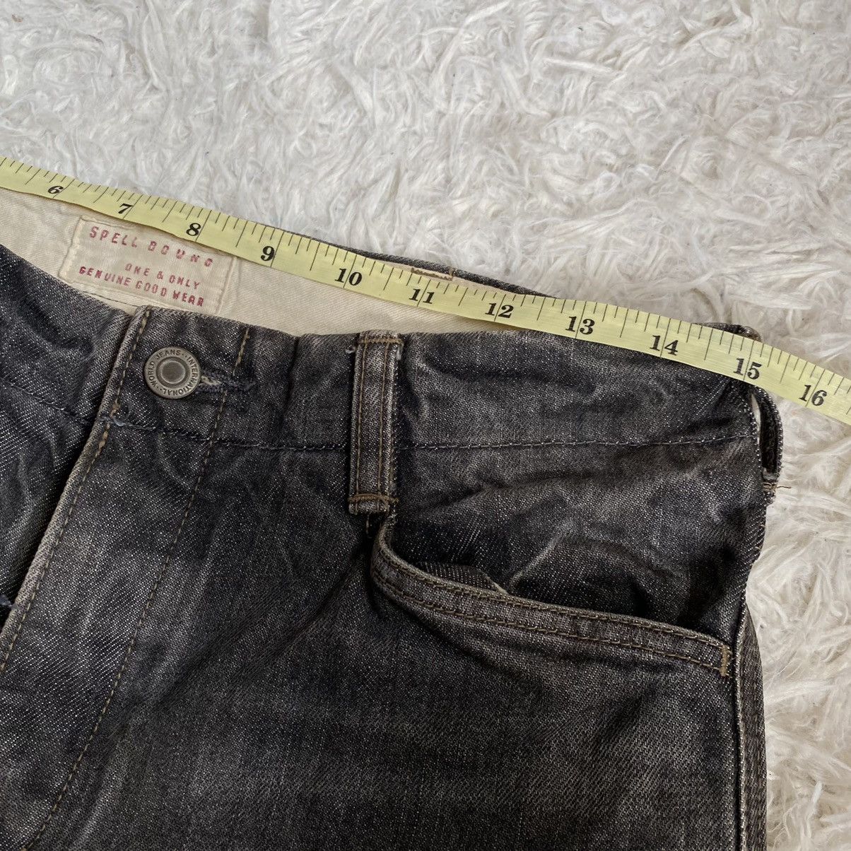 Japanese Brand × Spellbound Spellbound Black Cargo Jeans Size US 30 / EU 46 - 13 Thumbnail