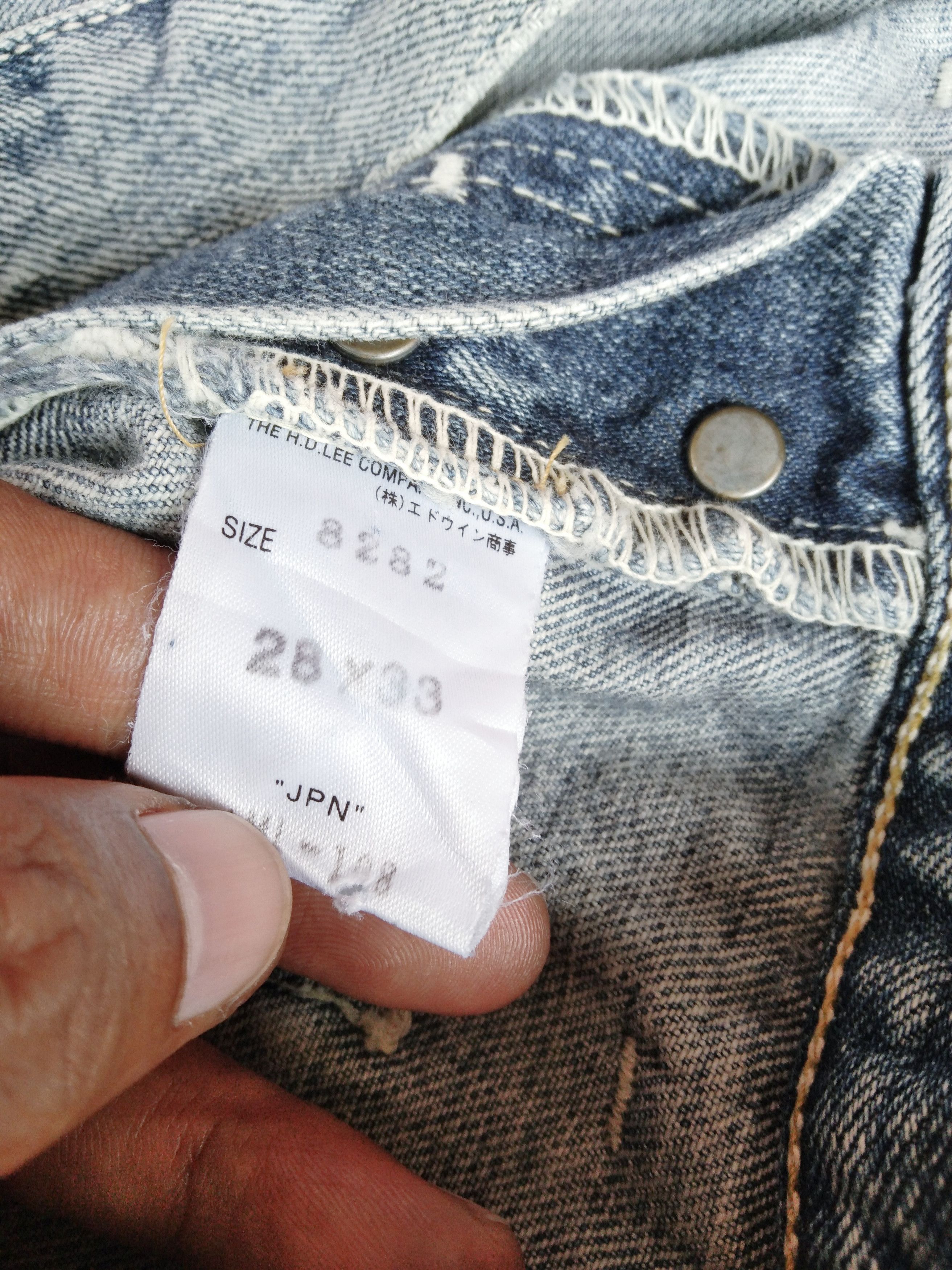 Japanese Brand Vintage Flared Jeans Lee Riders Boot Cut 26x30 Size 26" / US 2 / IT 38 - 9 Thumbnail