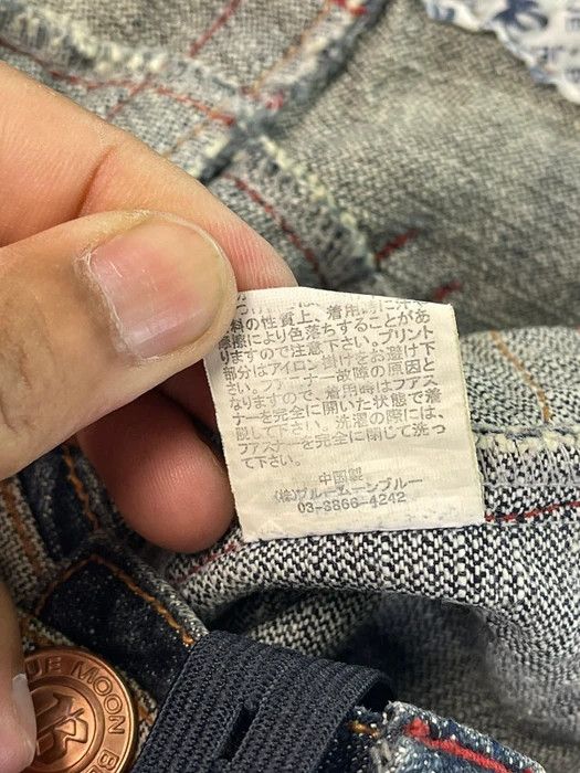 Japanese Brand × Vintage Rare Design🔥Blue Moon Blue Denim Size US 31 - 16 Thumbnail