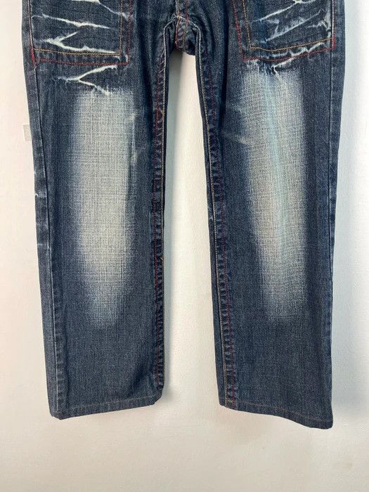 Japanese Brand × Vintage Rare Design🔥Blue Moon Blue Denim Size US 31 - 4 Thumbnail