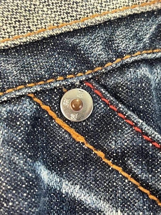 Japanese Brand × Vintage Rare Design🔥Blue Moon Blue Denim Size US 31 - 7 Thumbnail