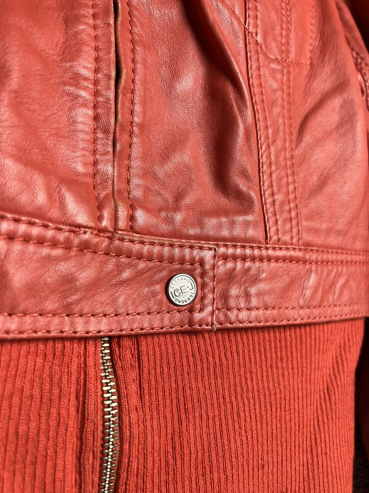 Iceberg × Vintage Iceberg vintage leather jacket 🔥 Size US M / EU 48-50 / 2 - 7 Thumbnail