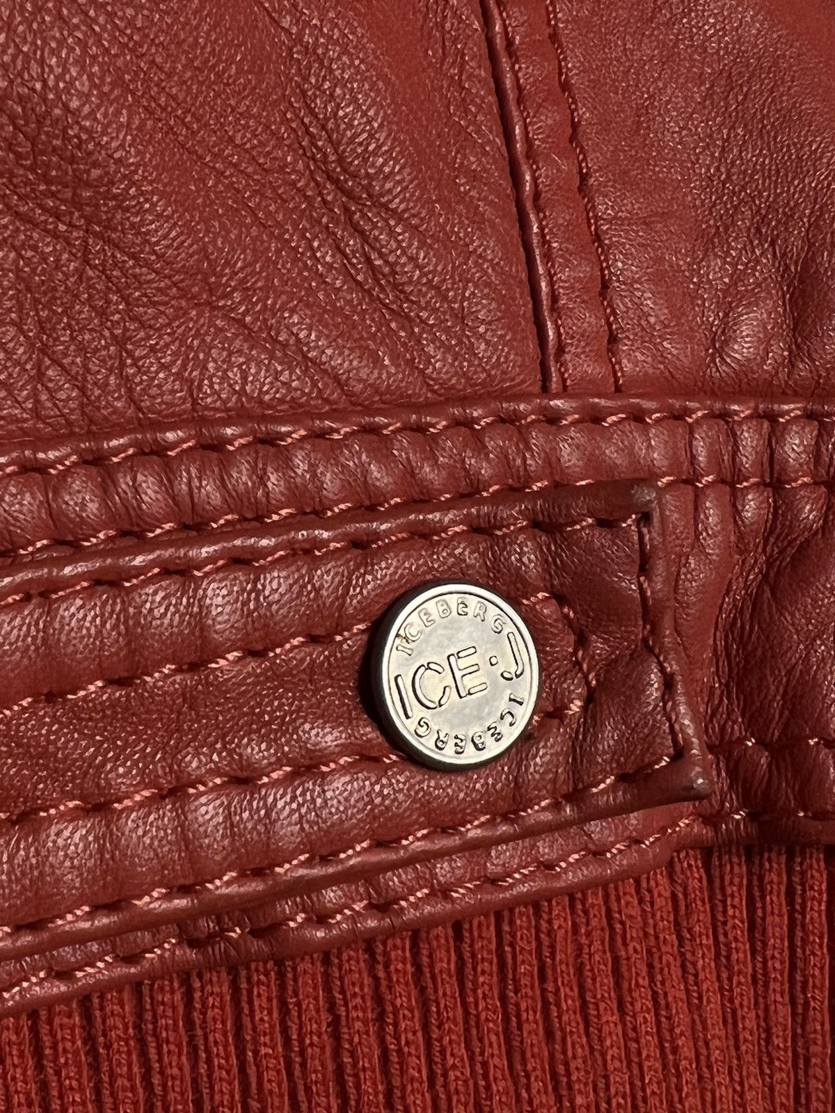 Iceberg × Vintage Iceberg vintage leather jacket 🔥 Size US M / EU 48-50 / 2 - 12 Thumbnail