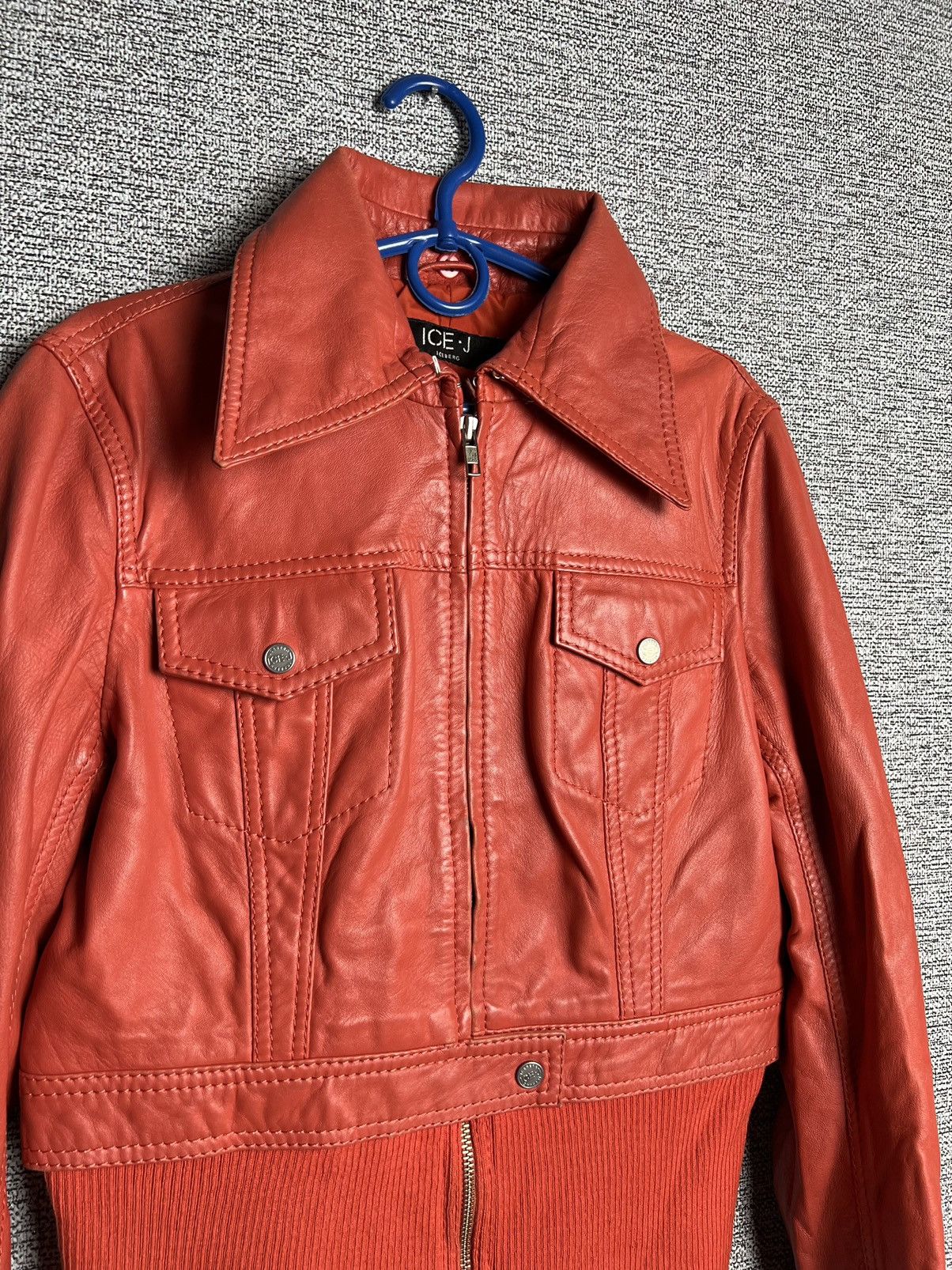 Iceberg × Vintage Iceberg vintage leather jacket 🔥 Size US M / EU 48-50 / 2 - 4 Thumbnail