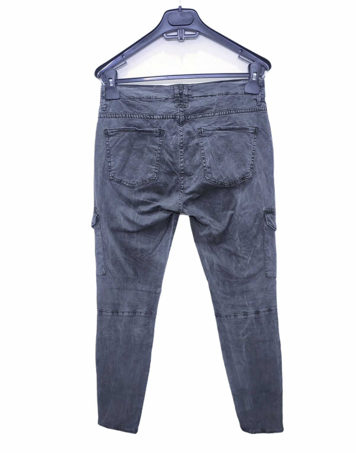 Japanese Brand × Seditionaries × Zara ZARA WOMAN Acid Wash Tie Dye Doubleknee Slimfit Cargo Pants Size US 29 - 2 Thumbnail