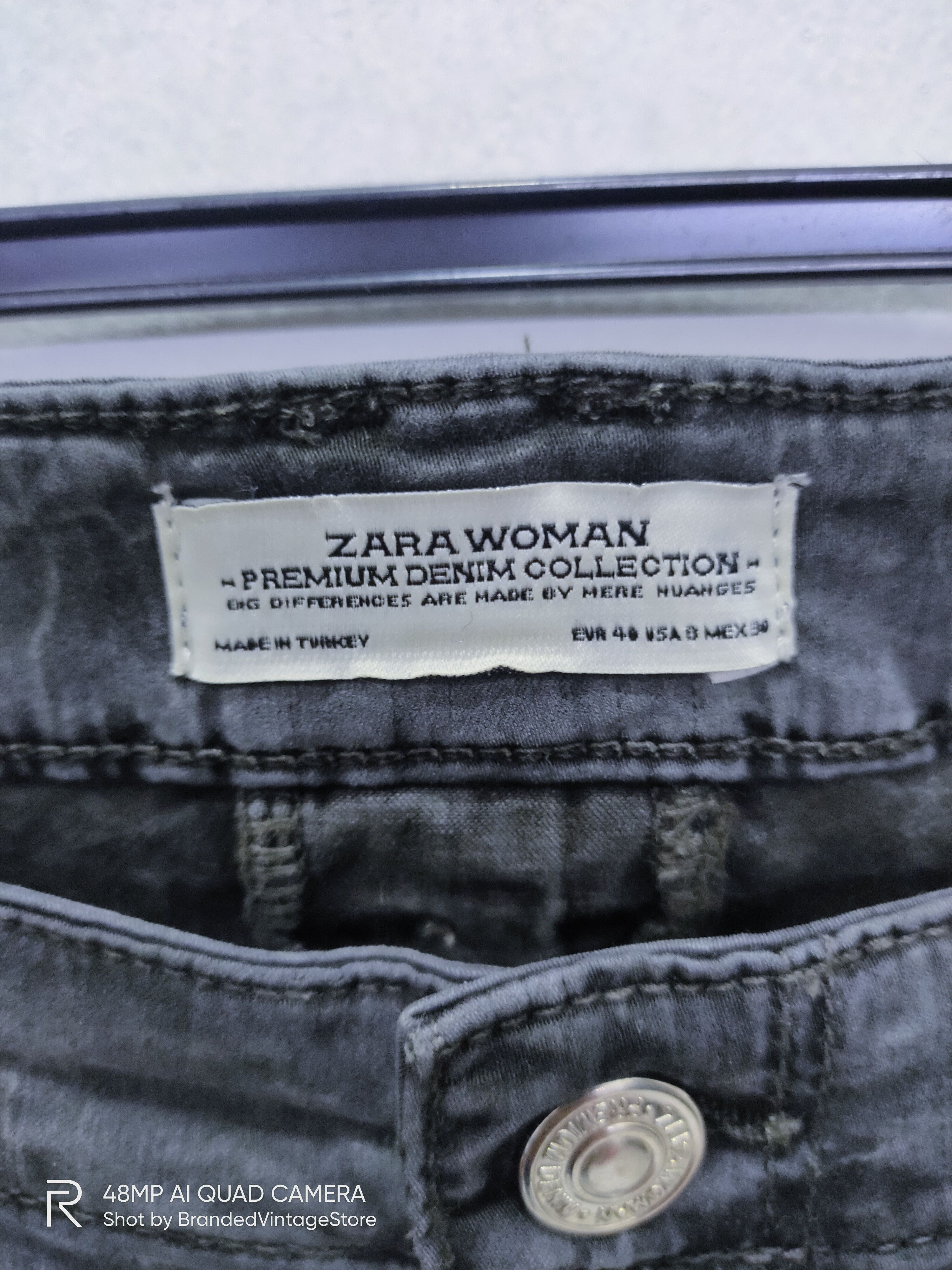Japanese Brand × Seditionaries × Zara ZARA WOMAN Acid Wash Tie Dye Doubleknee Slimfit Cargo Pants Size US 29 - 13 Thumbnail